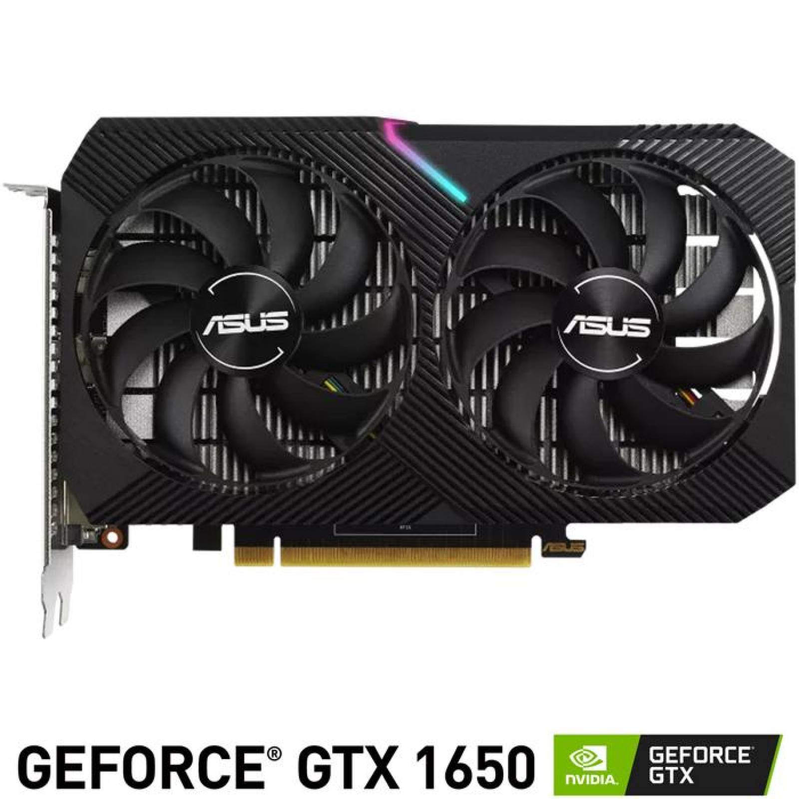 Tarjeta Video ASUS Dual GeForce GTX 1650 Mini 4GB GDDR6 