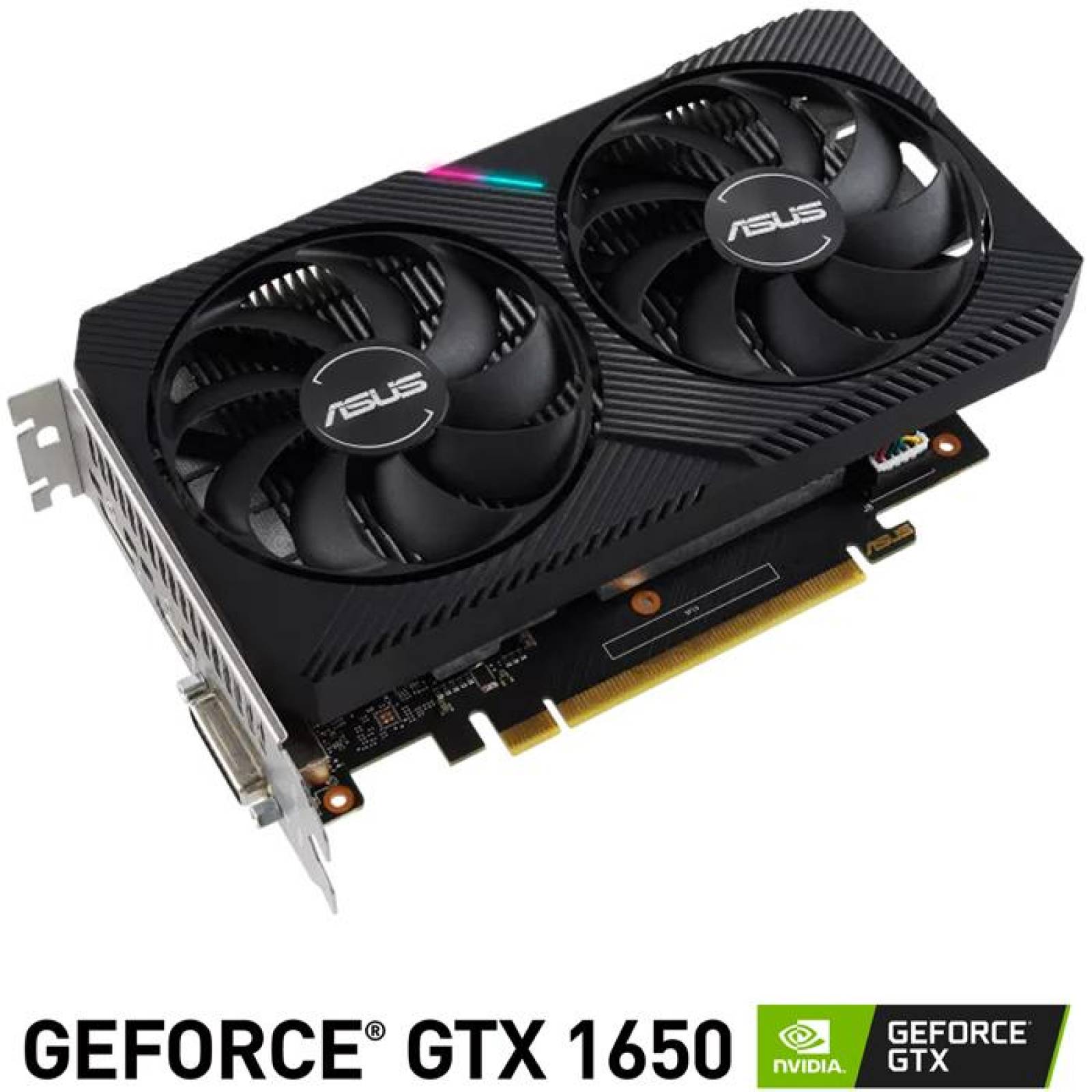 Tarjeta Video ASUS Dual GeForce GTX 1650 Mini 4GB GDDR6 