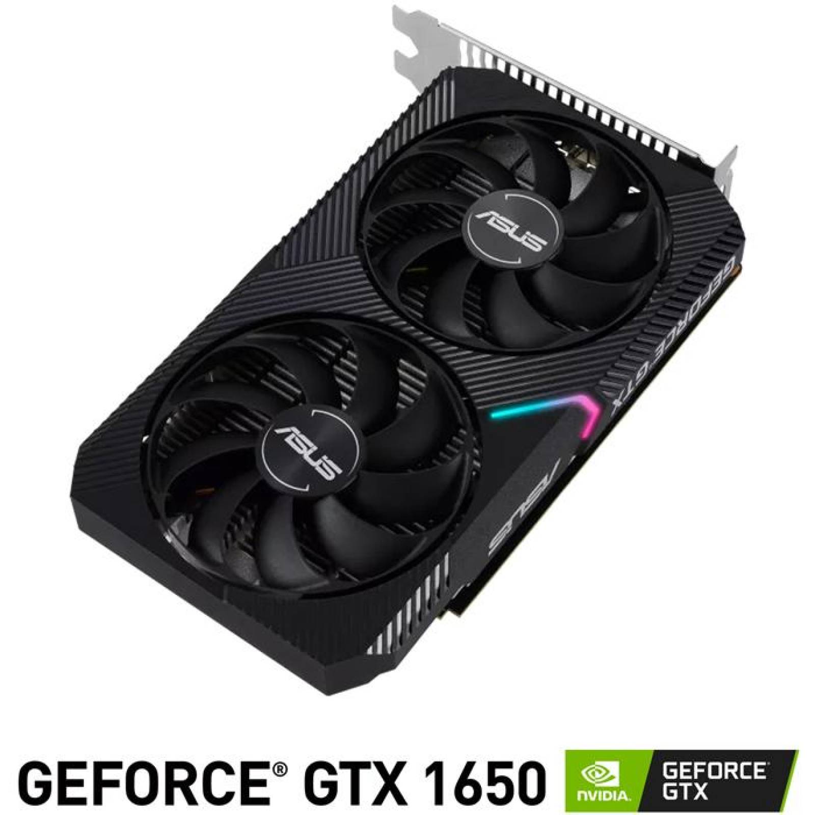 Tarjeta Video ASUS Dual GeForce GTX 1650 Mini 4GB GDDR6 