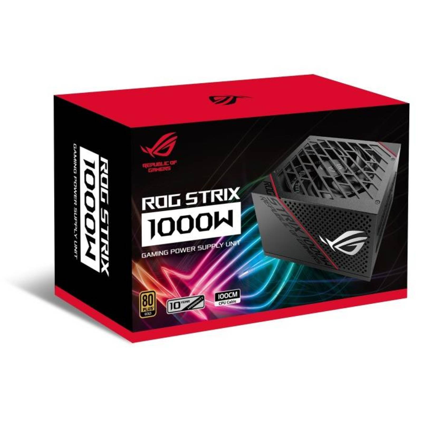Fuente de Poder PC 1000W Gamer ASUS ROG STRIX 80 Plus Gold Modular ROG-STRIX-1000G 