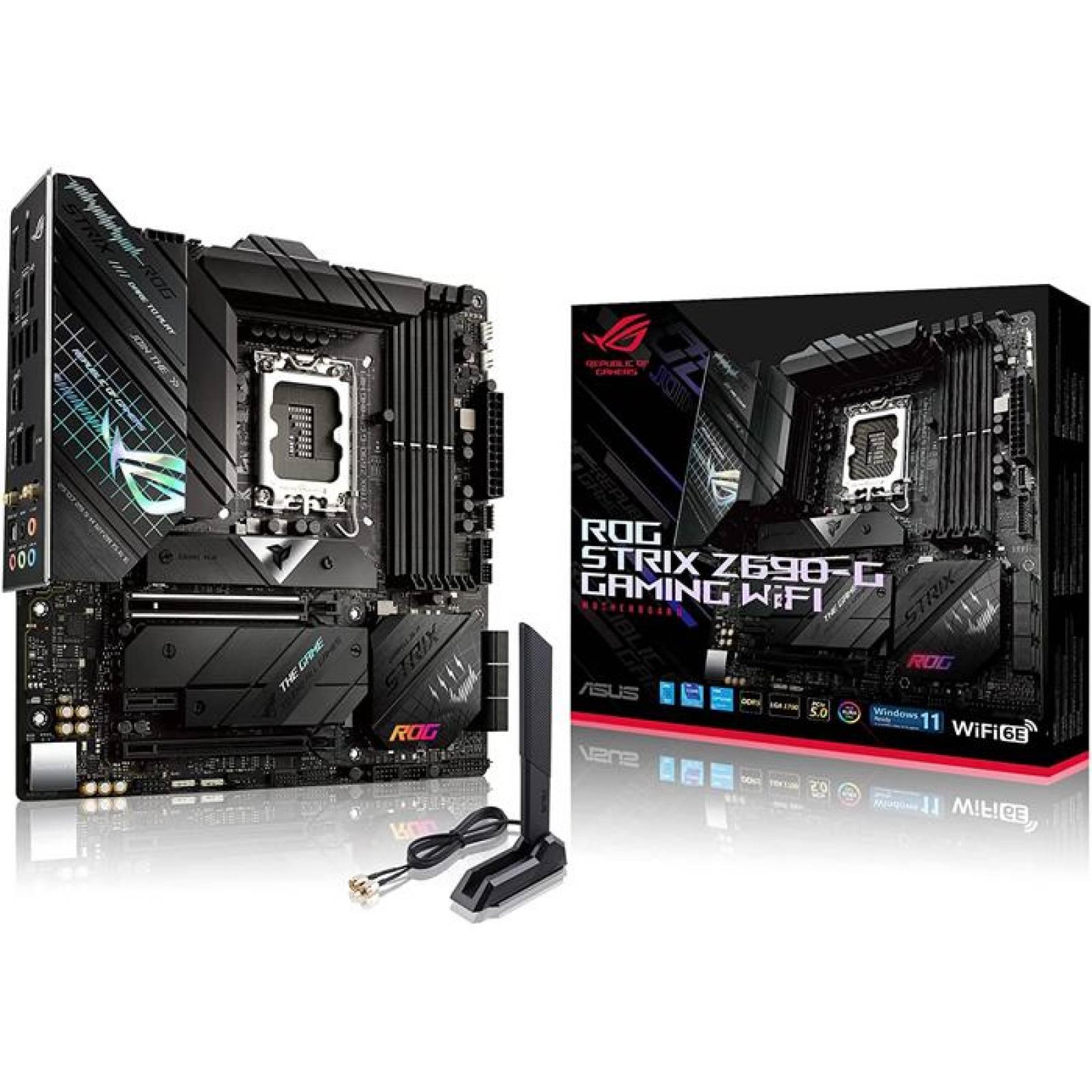 Tarjeta Madre ASUS ROG STRIX Z690-G GAMING WIFI 1700 DDR5 Micro ATX 