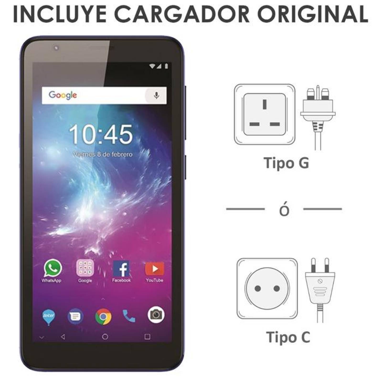 Celular ZTE Blade L8 1GB 32GB 8MP Dual SIM 5 Pulgadas 