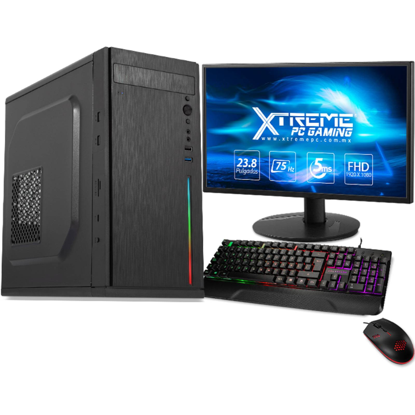Xtreme PC Gamer AMD Radeon Vega 11 Ryzen 5 3400G 8GB 240GB Monitor 23.8 WIFI 