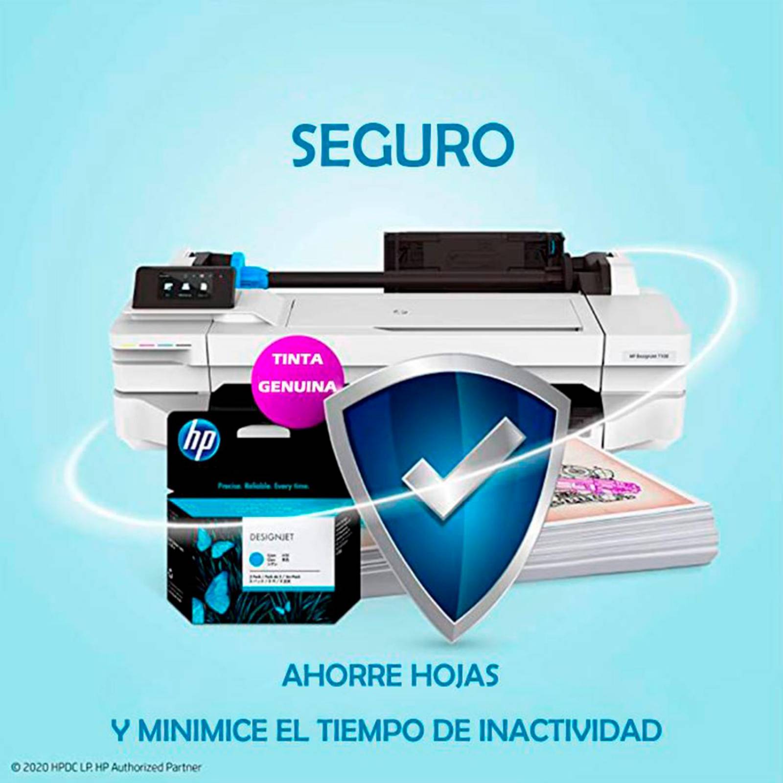 Cartucho HP DESIGNJET 712 Negro T210 T230 T250 T630 T650 38ML 3ED70A 