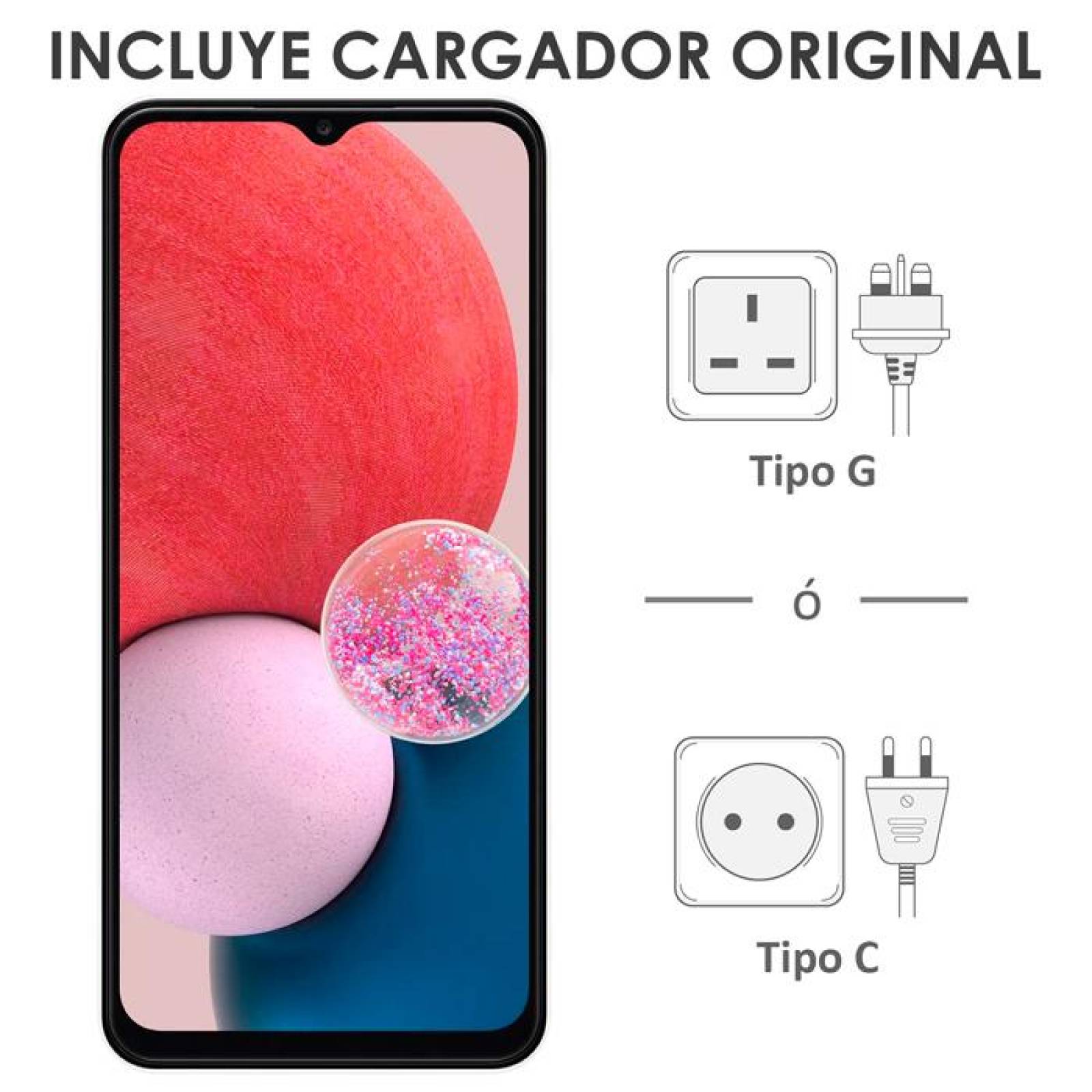 Celular SAMSUNG Galaxy A13 4GB 128GB 6.6 Full HD+ Cuatro Camaras 50MP 