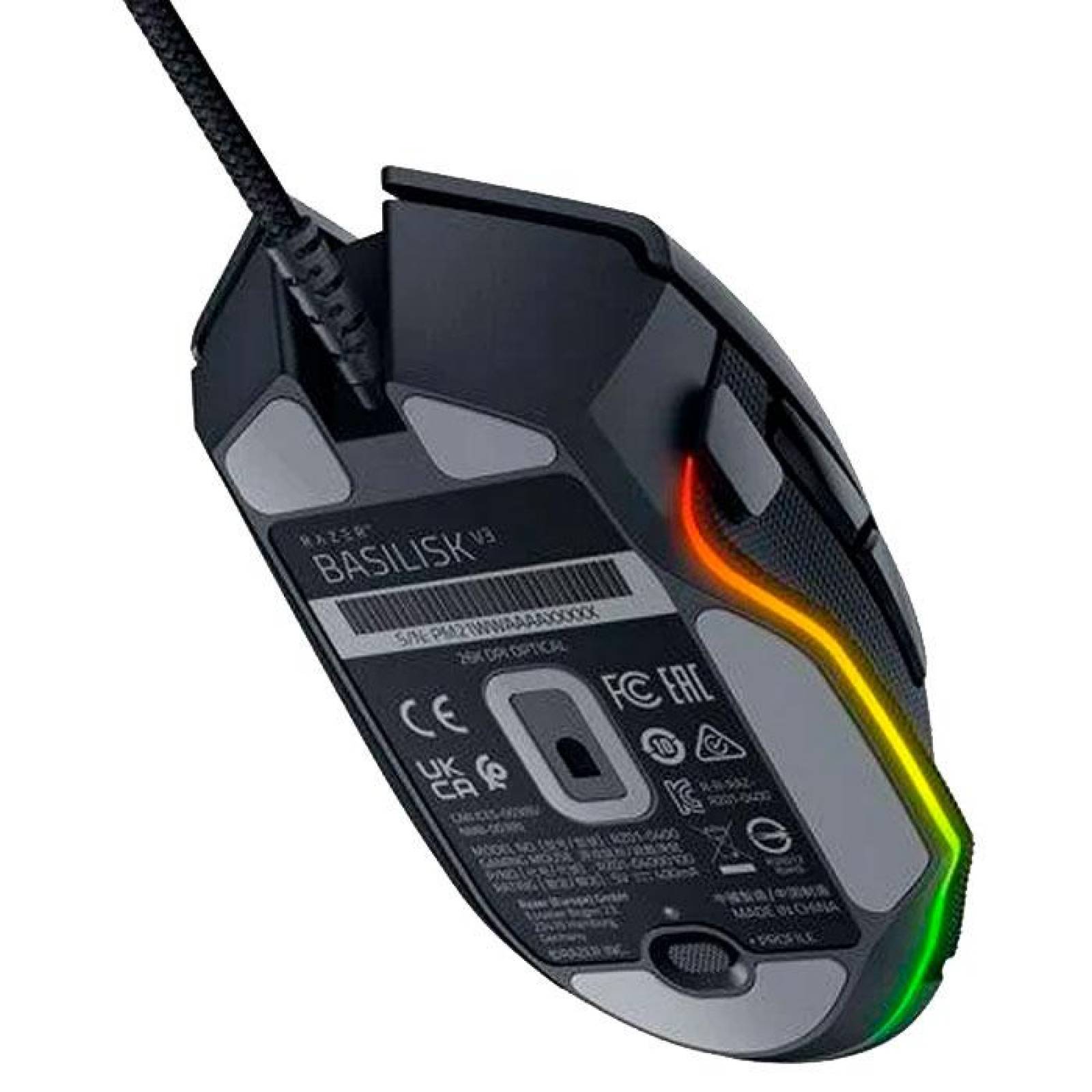 Mouse Gamer RAZER BASILISK V3 RGB 8 Botones 2600 DPI REACONDICIONADO 