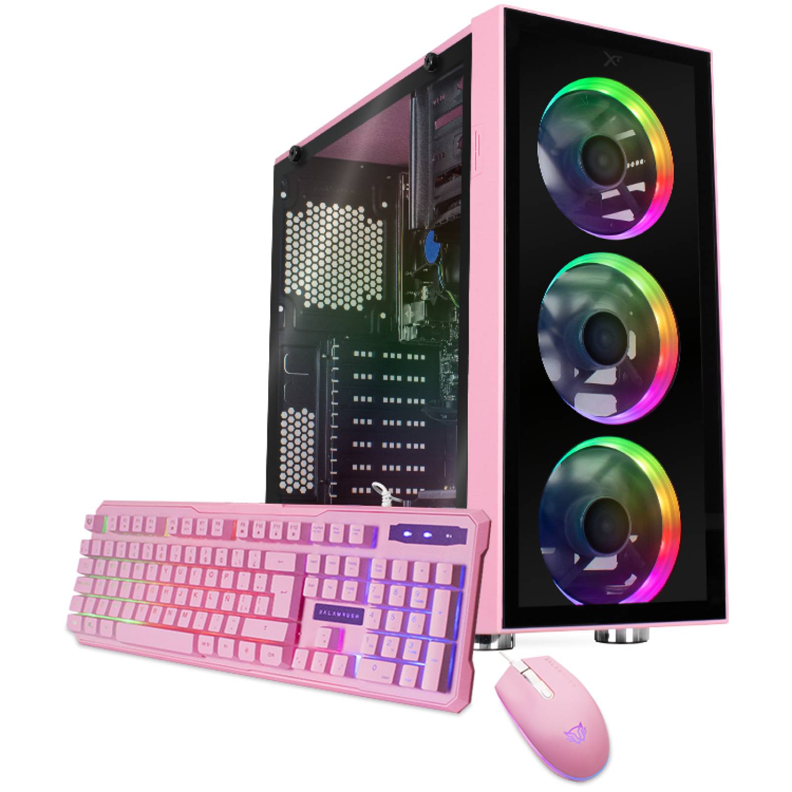 Xtreme PC Gamer Intel Core I7 9700 16GB SSD 240GB 3TB RGB WIFI Pink 