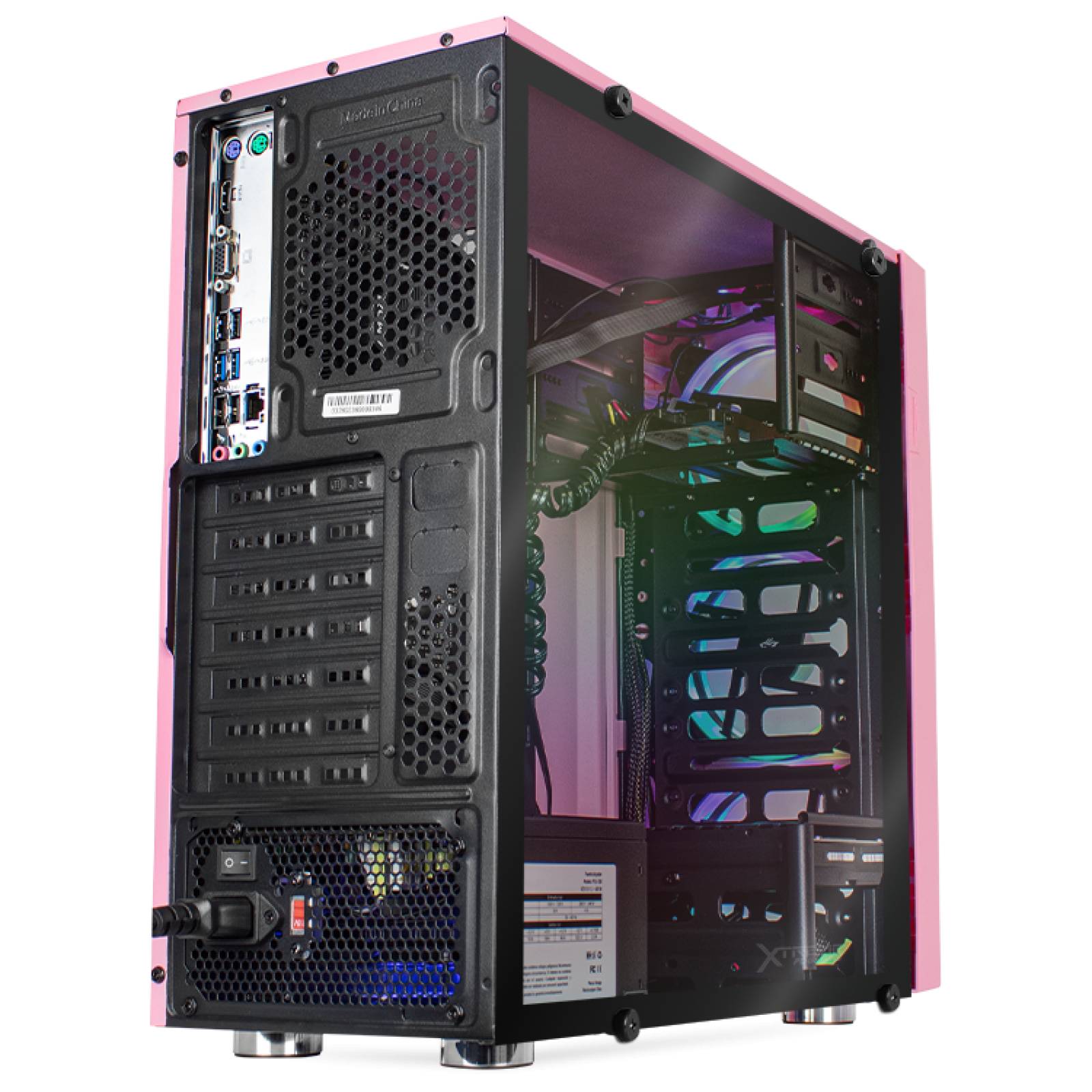 Xtreme PC Gamer Intel Core I7 9700 16GB SSD 240GB 3TB RGB WIFI Pink 