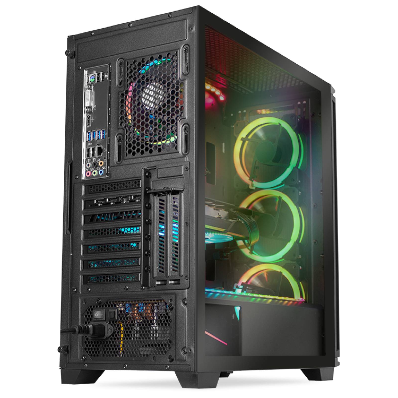 Xtreme PC Gamer AMD Radeon RX 6600 XT Ryzen 5 5600X 16GB SSD 500GB HDD 3TB Green 