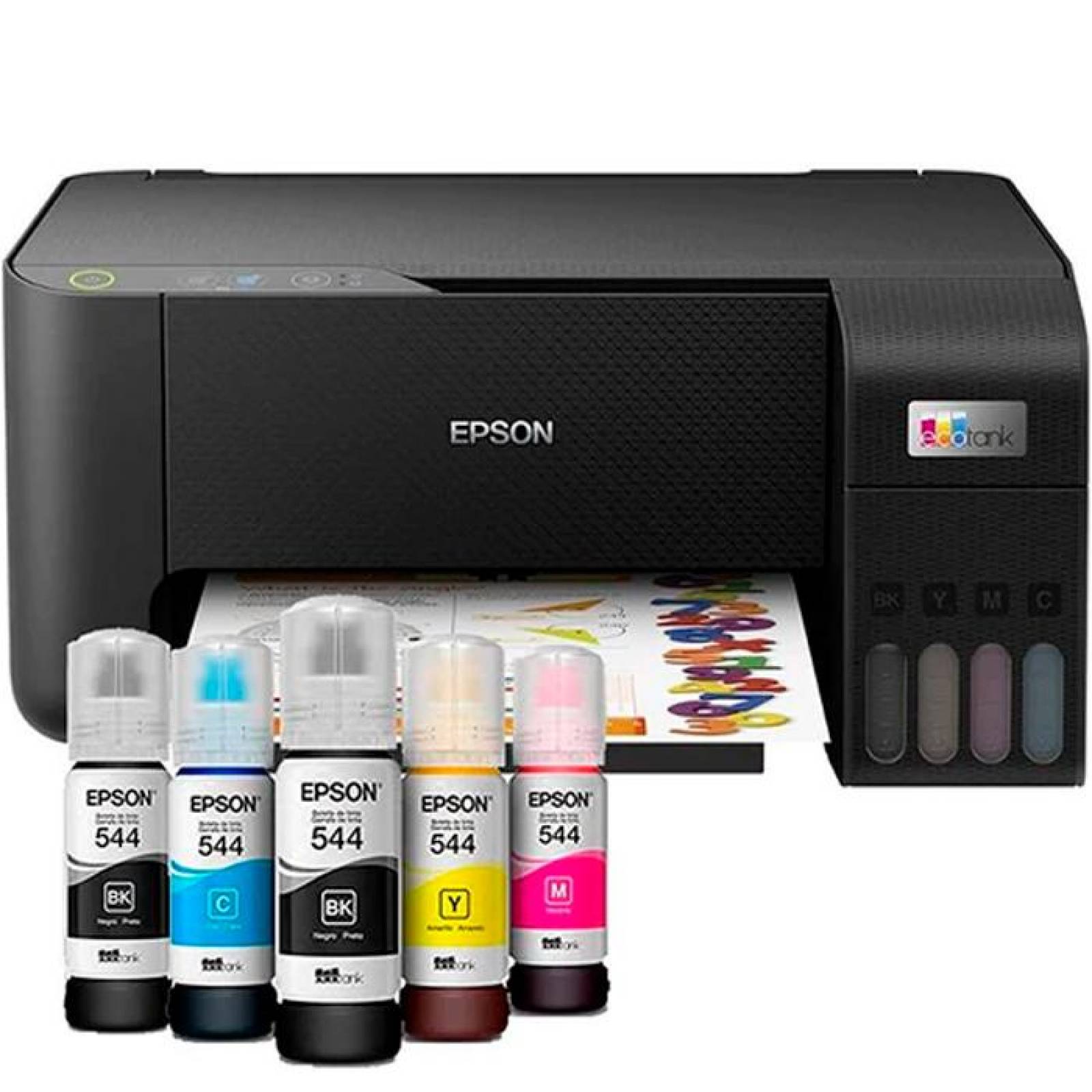 Impresora EPSON L1210 EcoTank Tinta Continua 5 Tintas 33 ppm USB T544 