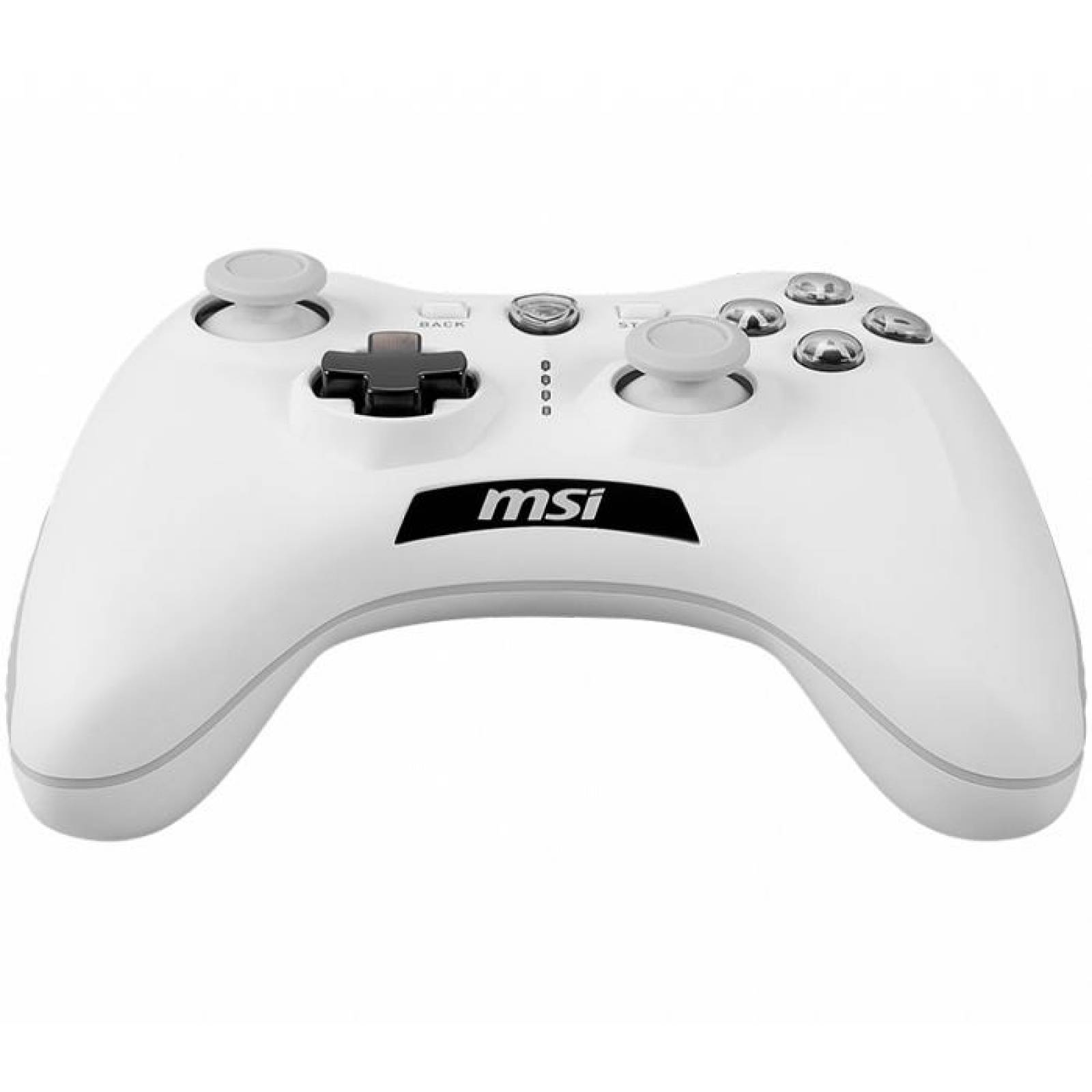Control Gamer MSI Force GC30 V2 Inalambrico PC Android XBOX 360 PS3 10 Botones Blanco 