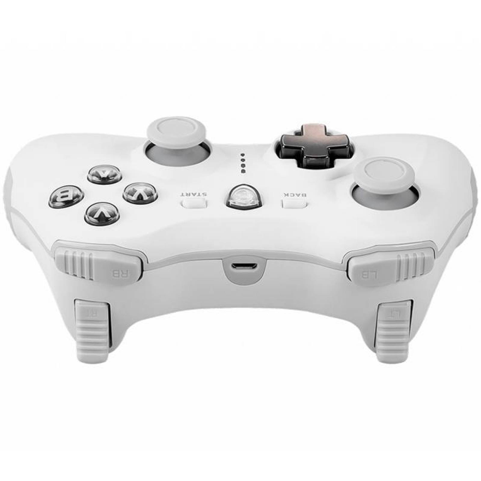 Control Gamer MSI Force GC30 V2 Inalambrico PC Android XBOX 360 PS3 10 Botones Blanco 