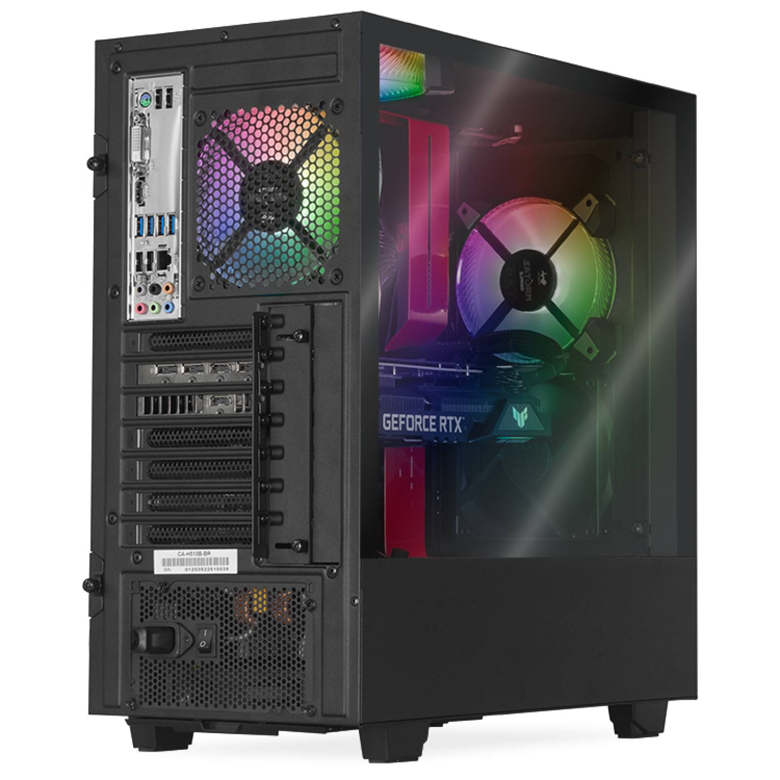 Xtreme PC Gamer NZXT Geforce RTX 3060 Ryzen 5 5600 16GB SSD 500GB 2TB ARGB