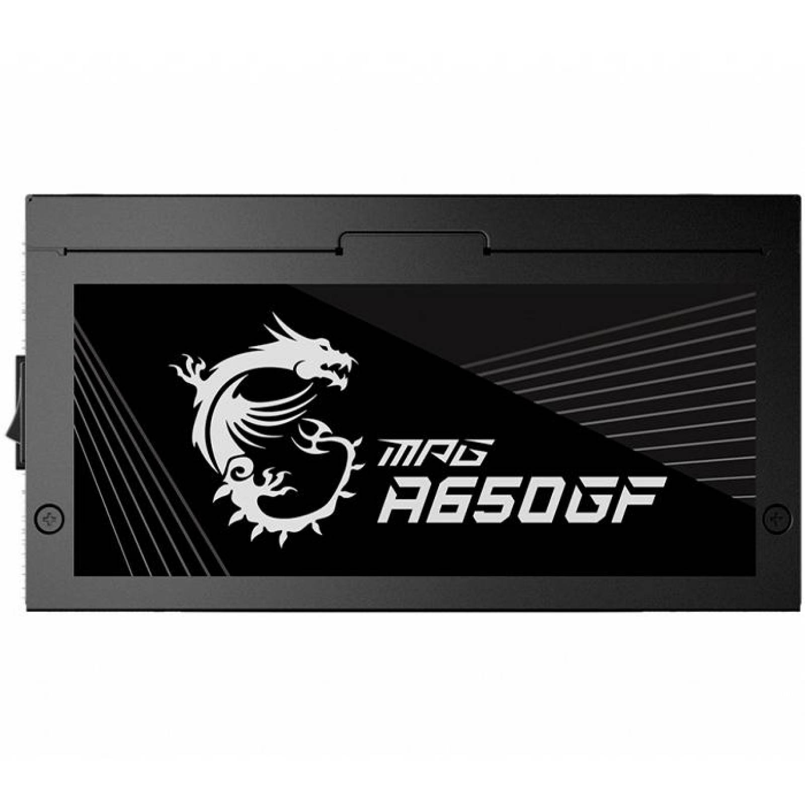 Fuente de Poder PC 650W Gamer MSI 80 Plus Gold MPG A650GF 