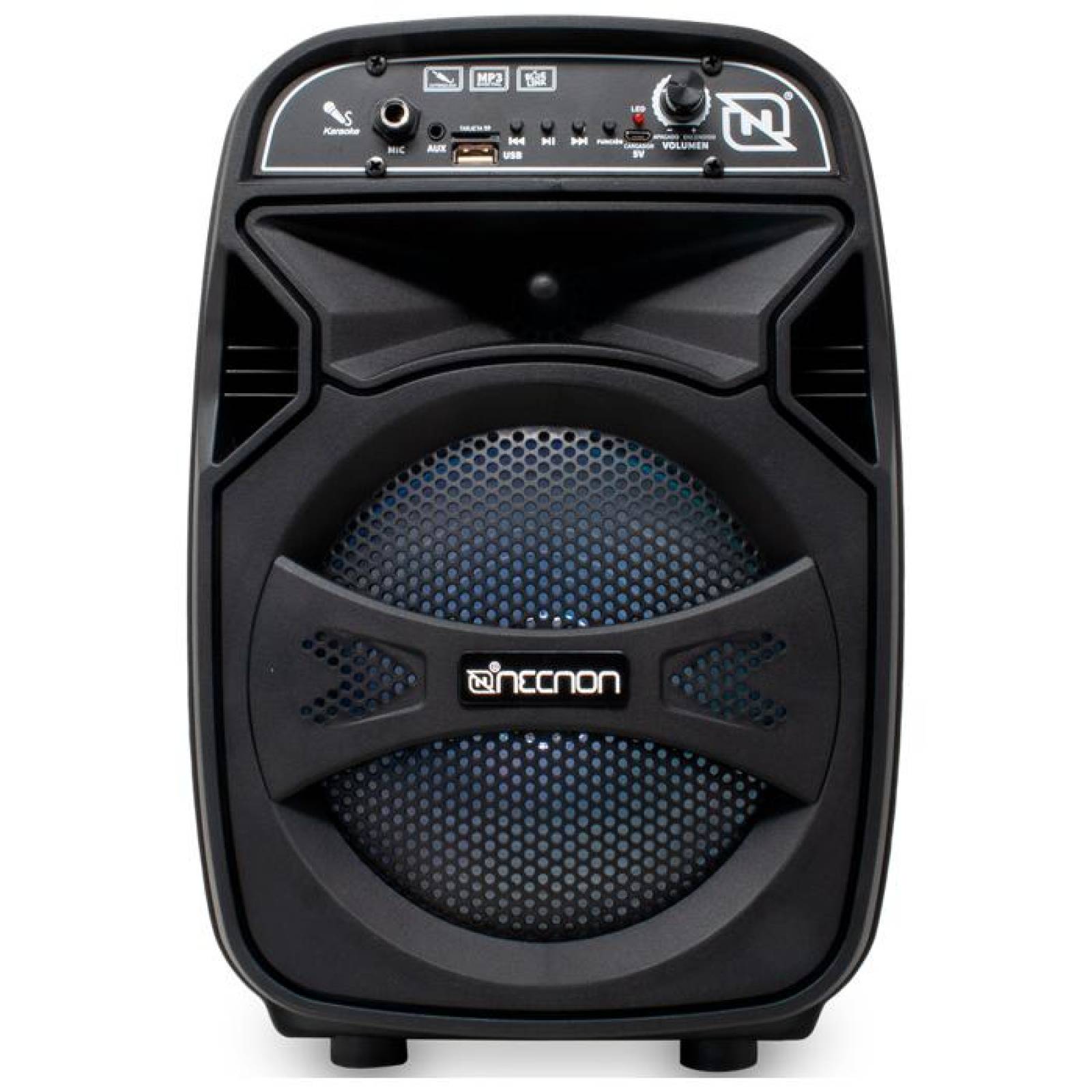 Bafle bluetooth de 8 de 1100w con microfono y bateria recargable