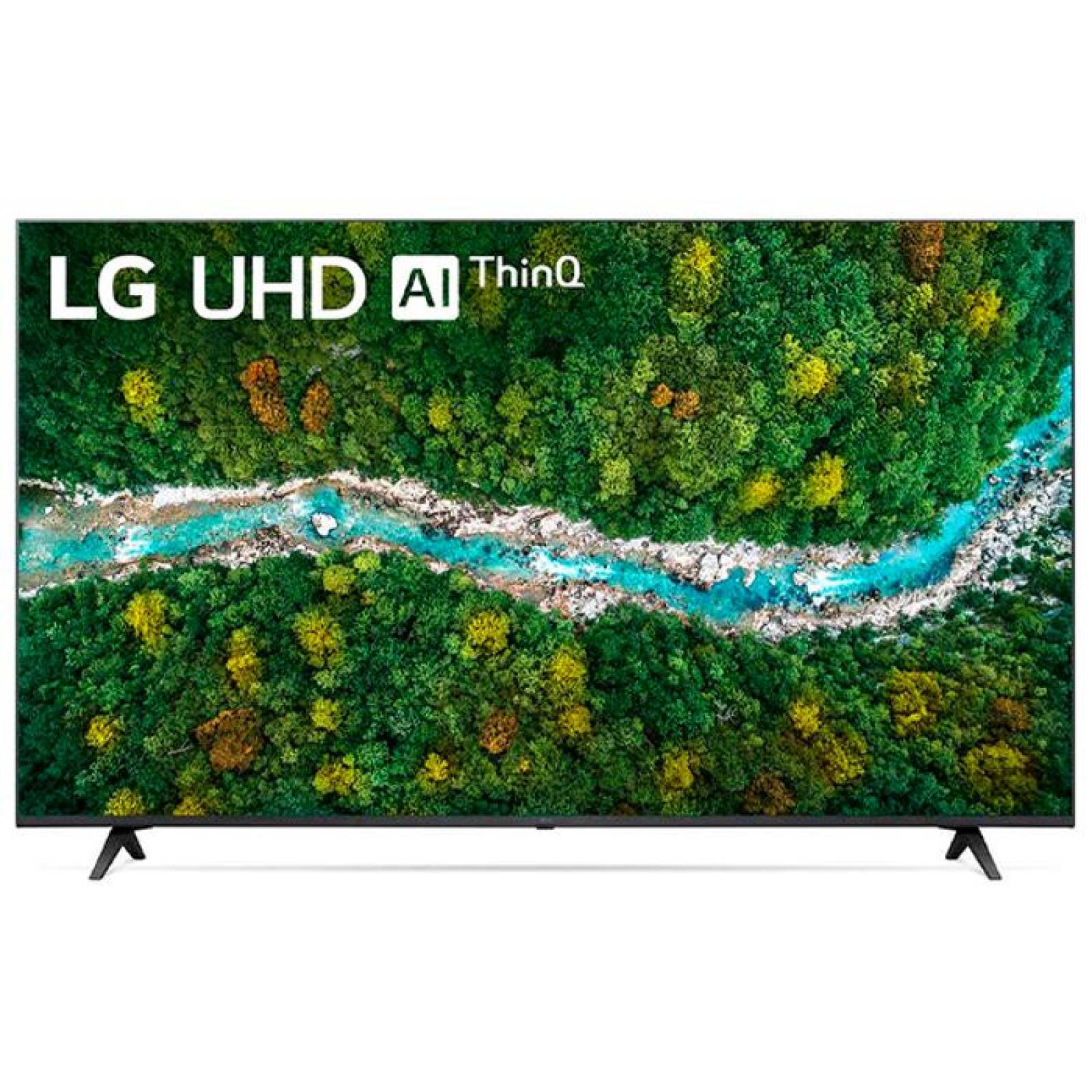 Pantalla LG 60 Smart TV 4K UHD Bluetooth HDMI USB HDR AI ThinQ 60UP7700PSB 
