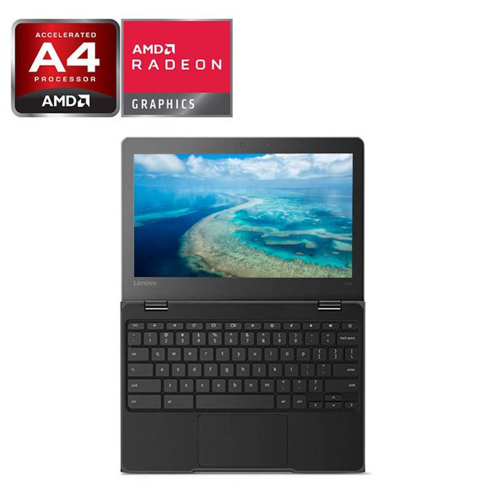 Laptop Chromebook LENOVO AMD A4 4GB 32GB SSD 11.6 Reacondicionado 