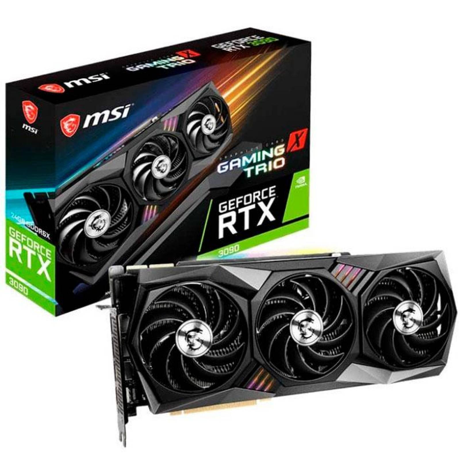Tarjeta de Video MSI Geforce RTX 3090 GAMING X TRIO 24GB GDDR6X 