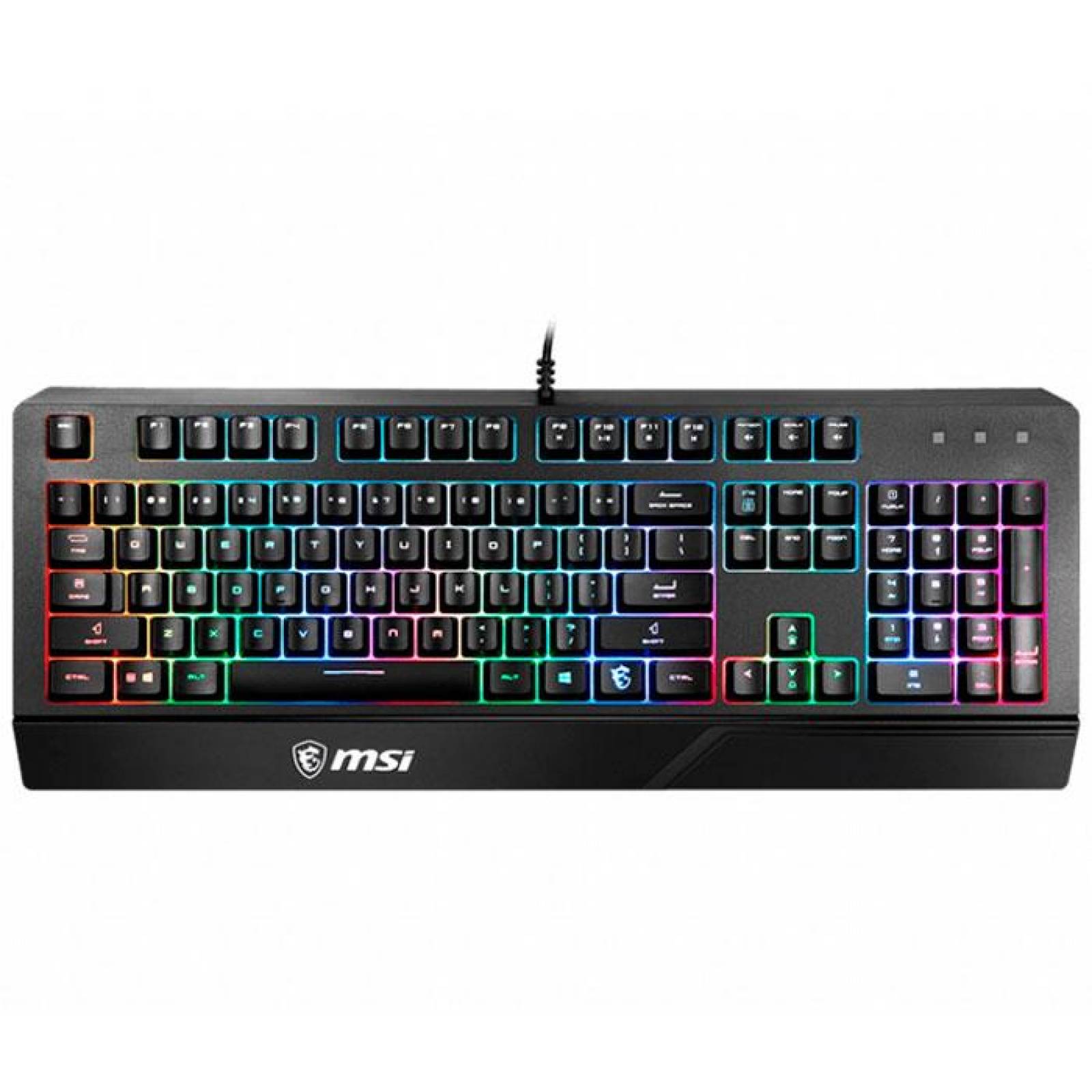 Teclado Gamer MSI VIGOR GK20 US USB Anti Ghosting Iluminacion 