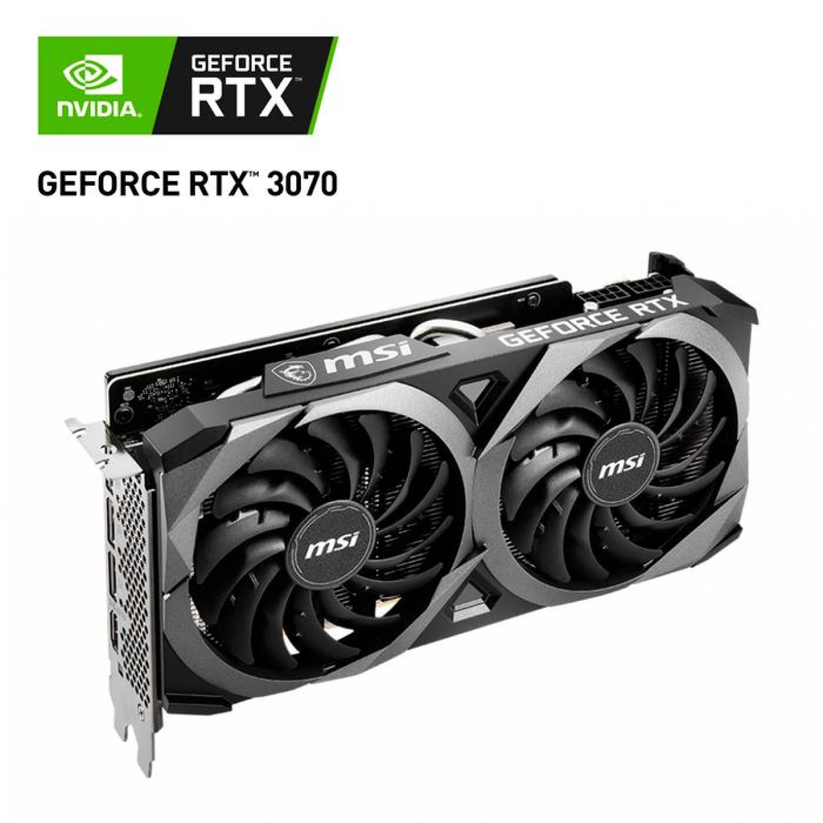 Tarjeta de video MSI GeForce RTX 3070 VENTUS 2X 8G OC LHR 