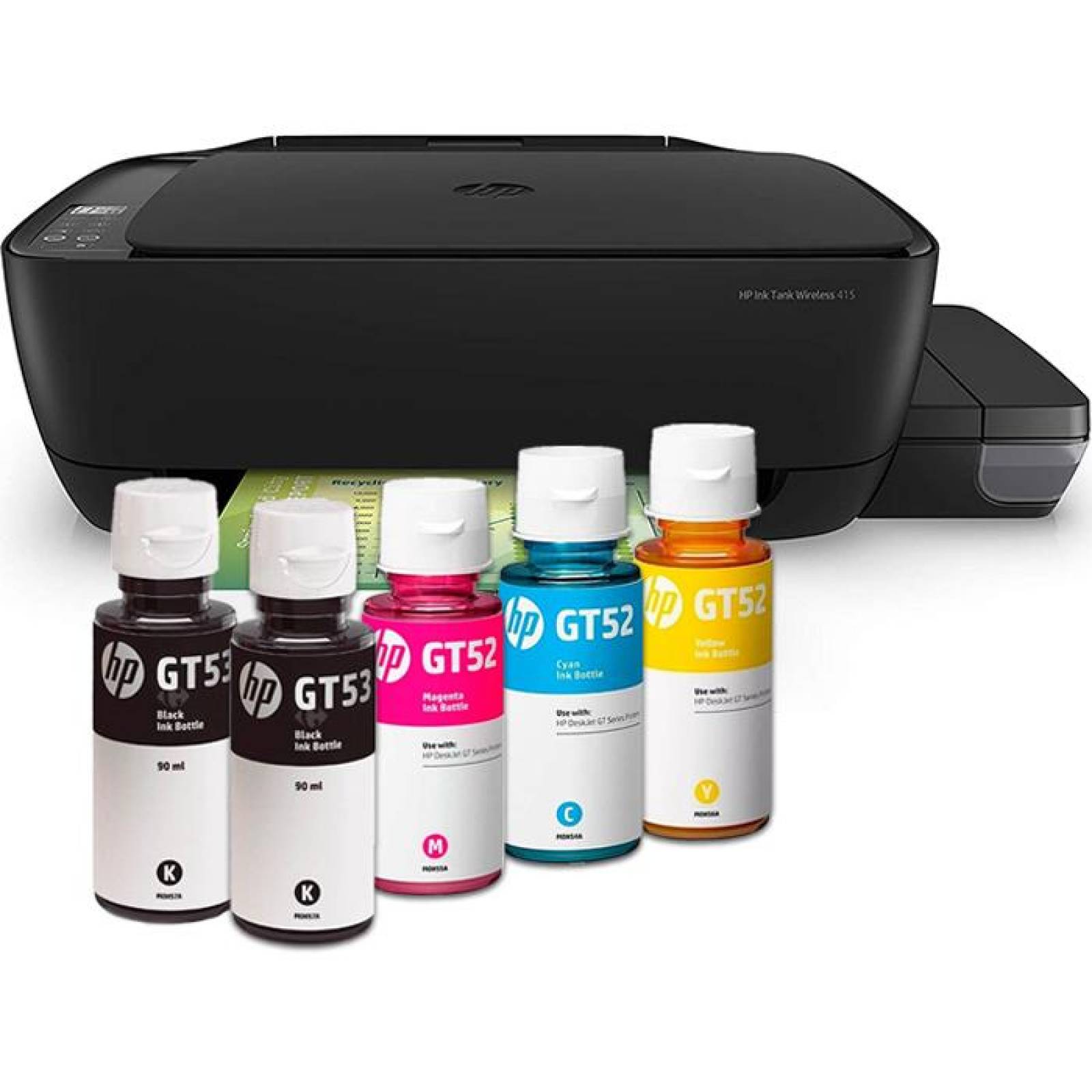 Impresora Multifuncional HP Ink Tank 415 Tinta Continua Wi-Fi 5 Tintas