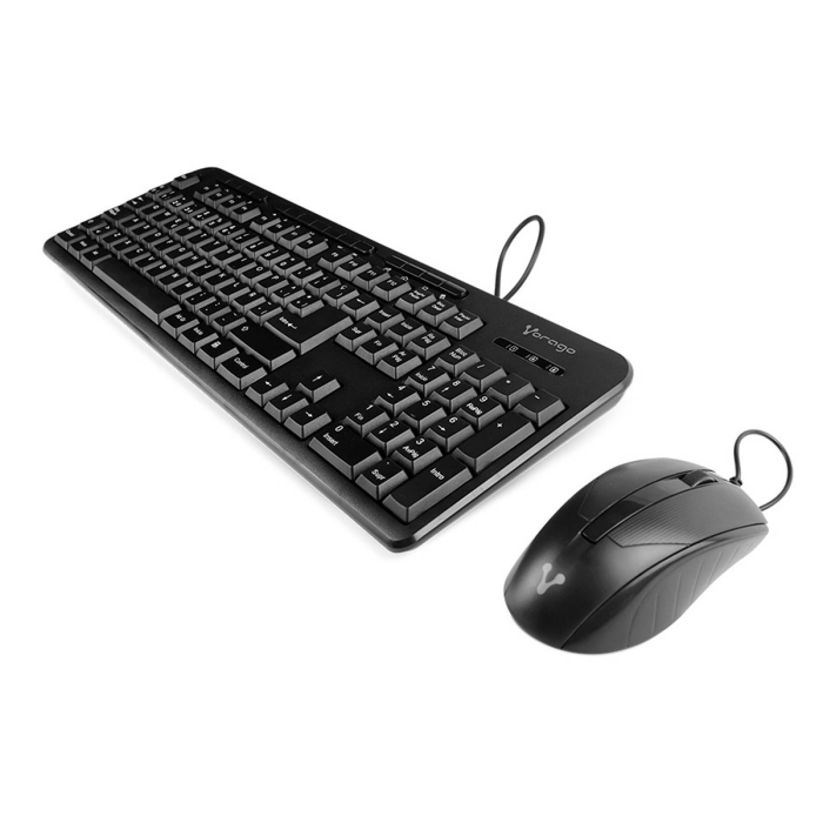 Kit Teclado Mouse multimedia VORAGO KM-107 Alambrico USB 
