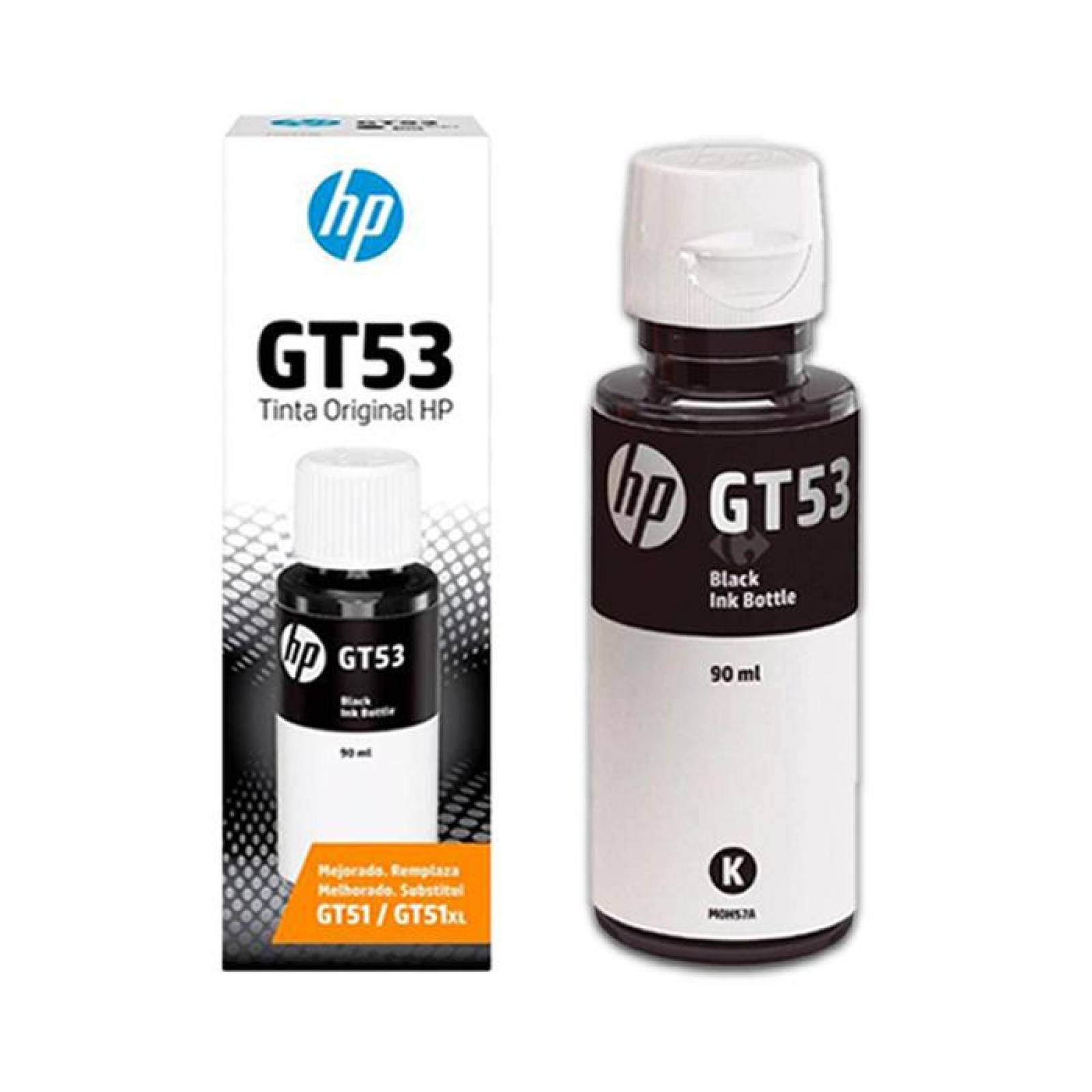 Kit 4 Botellas Tinta HP GT52 GT53 Ink Tank 100 300 400 Smart Tank 500 600 GT52CAM-GT53 