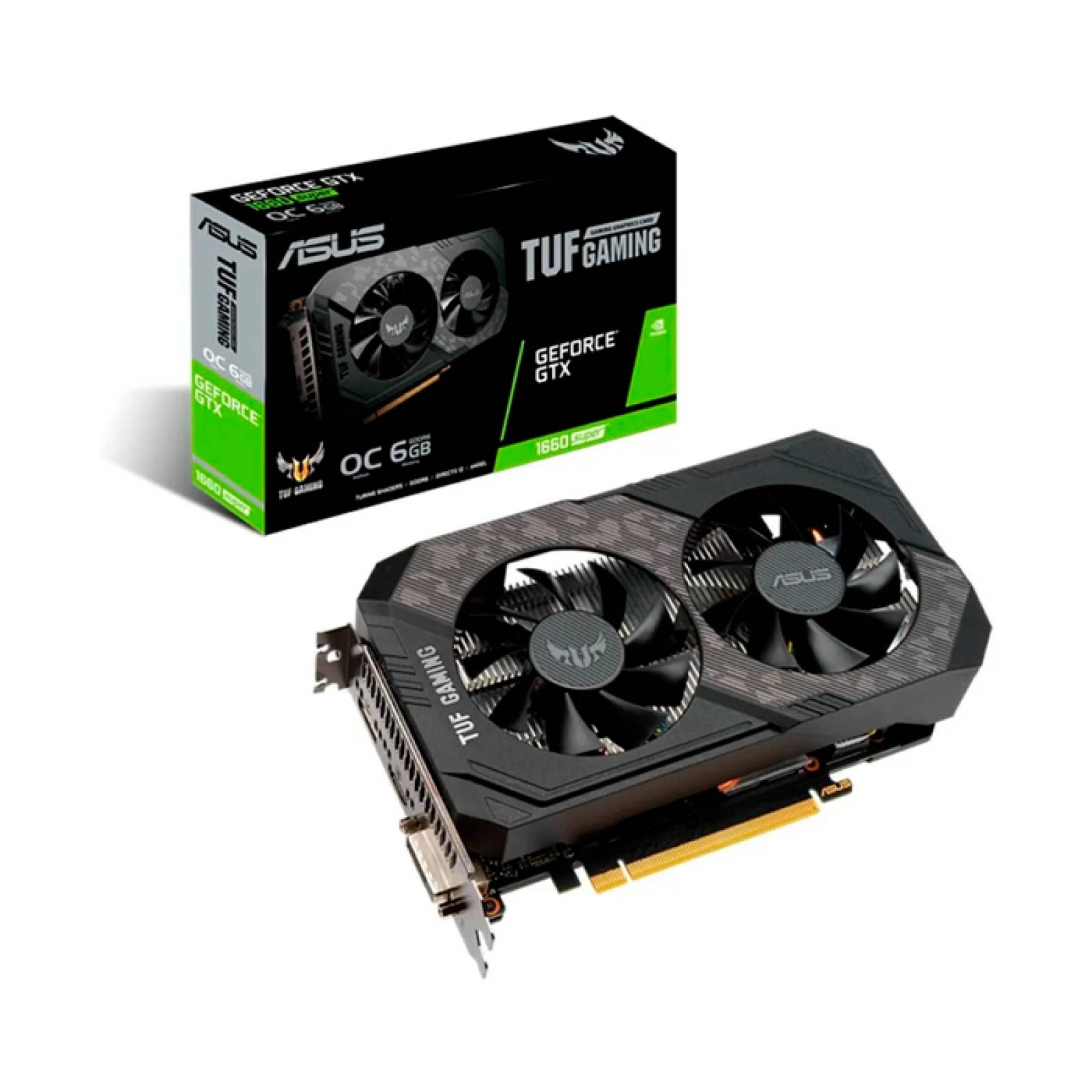 Tarjeta de Video ASUS TUF Gaming GeForce GTX 1660 SUPER OC Edition 6GB GDDR6 TUF-GTX1660S-6G-GAMING 