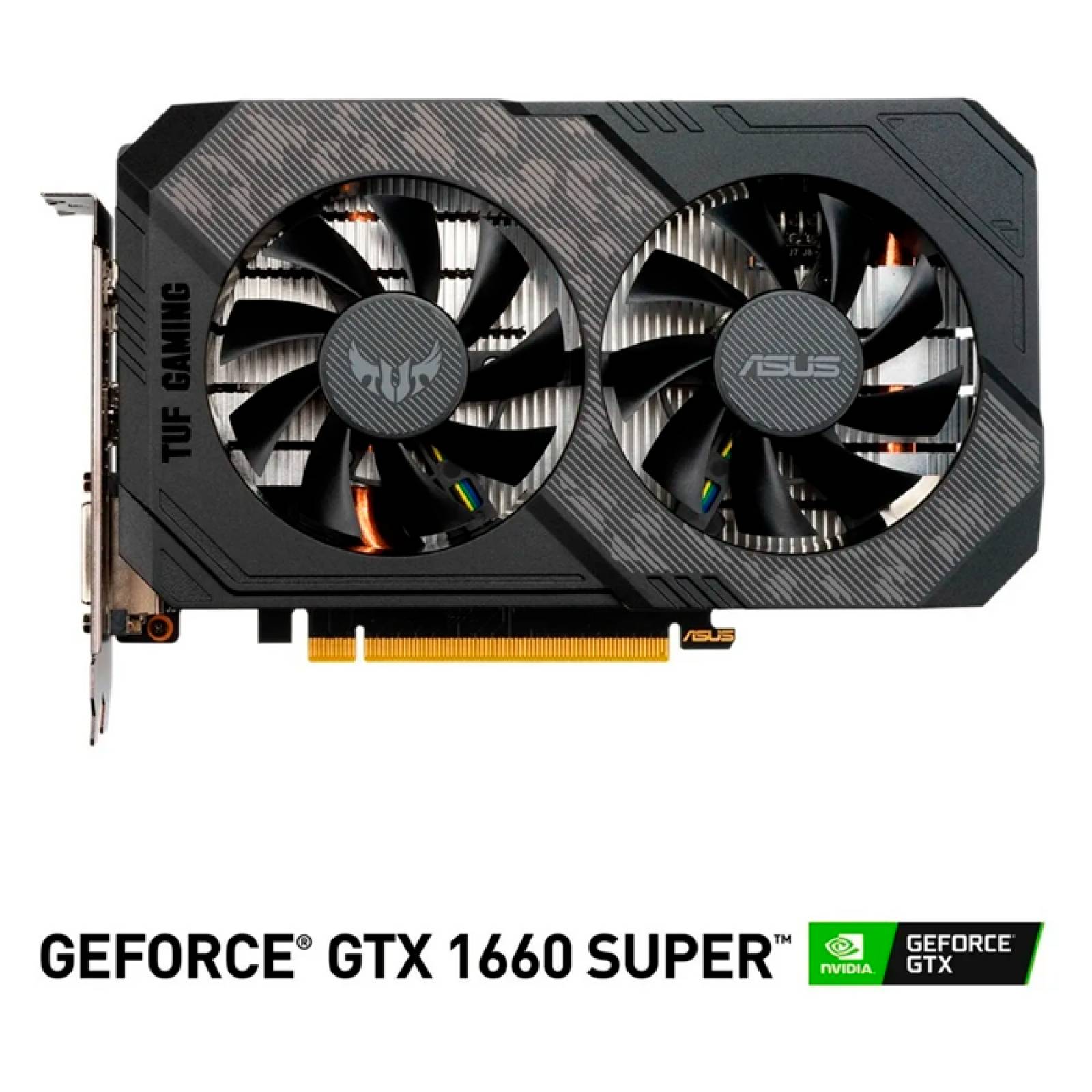 Tarjeta de Video ASUS TUF Gaming GeForce GTX 1660 SUPER OC Edition 6GB GDDR6 TUF-GTX1660S-6G-GAMING 