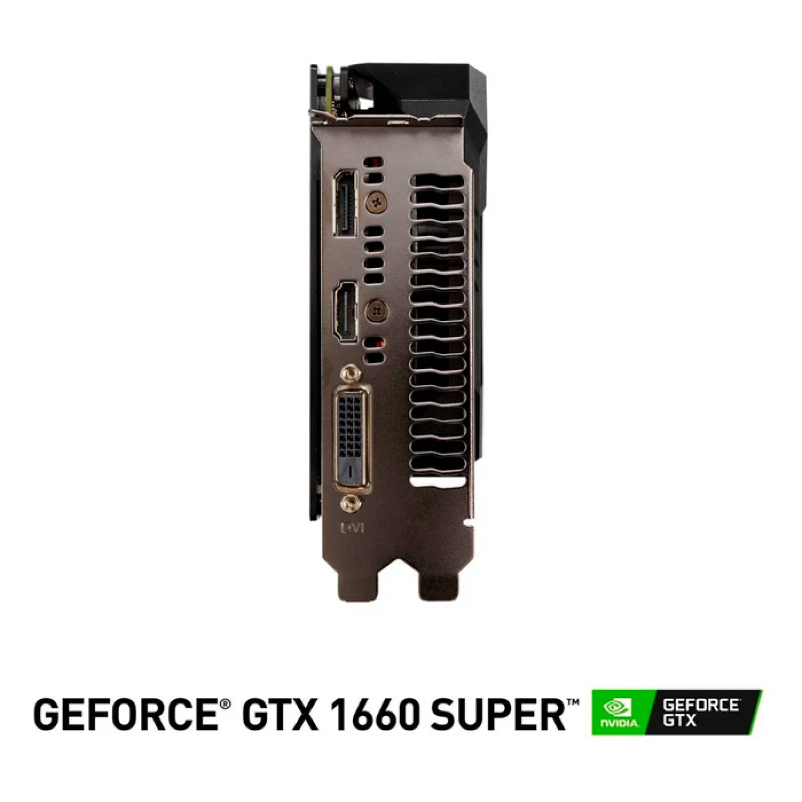 Tarjeta de Video ASUS TUF Gaming GeForce GTX 1660 SUPER OC Edition 6GB GDDR6 TUF-GTX1660S-6G-GAMING 