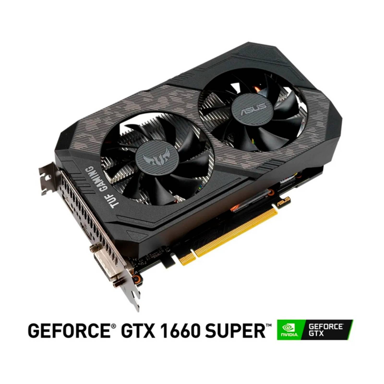 Tarjeta de Video ASUS TUF Gaming GeForce GTX 1660 SUPER OC Edition 6GB GDDR6 TUF-GTX1660S-6G-GAMING 