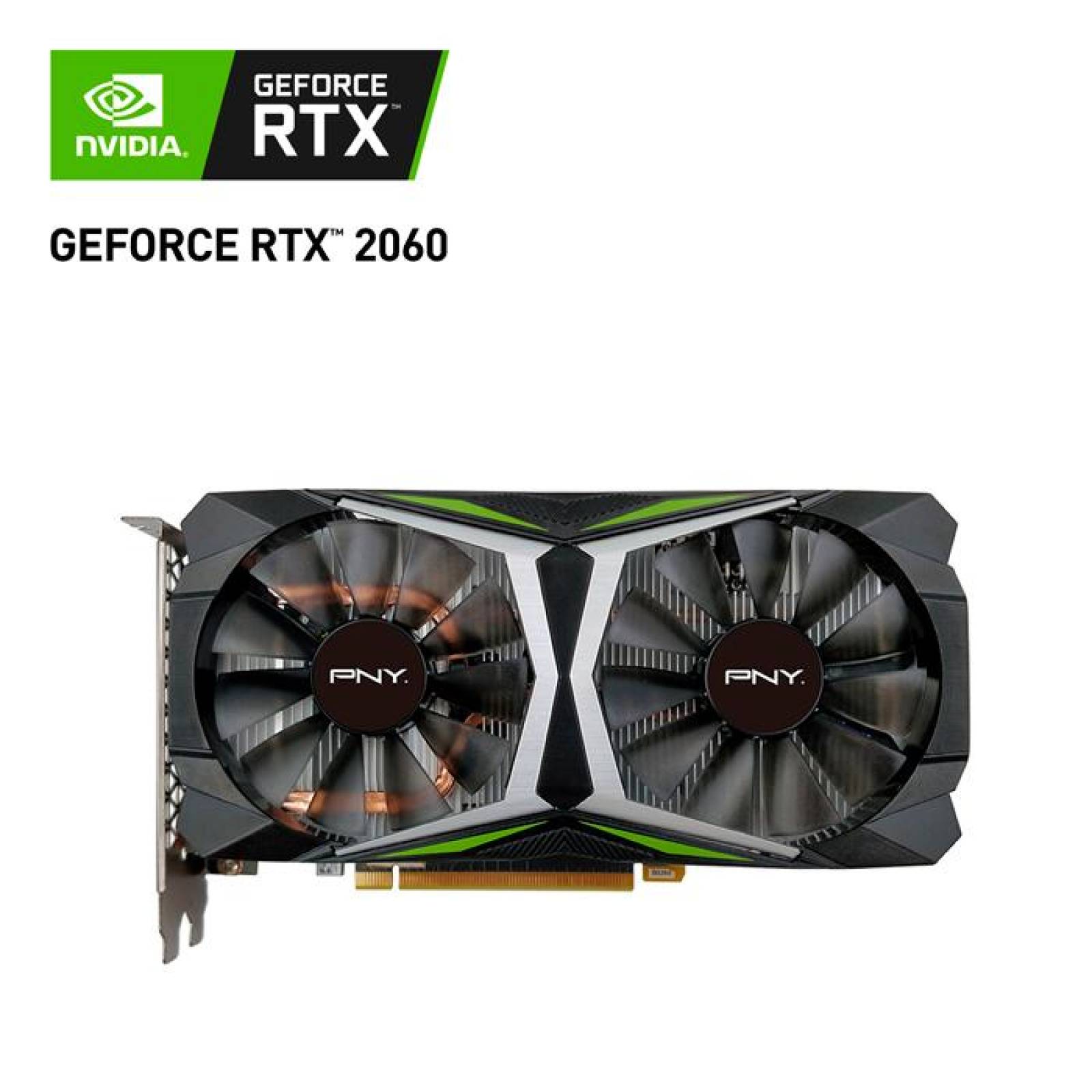 Tarjeta de Video PNY GeForce RTX 2060 12GB Dual 12GB GDDR6 