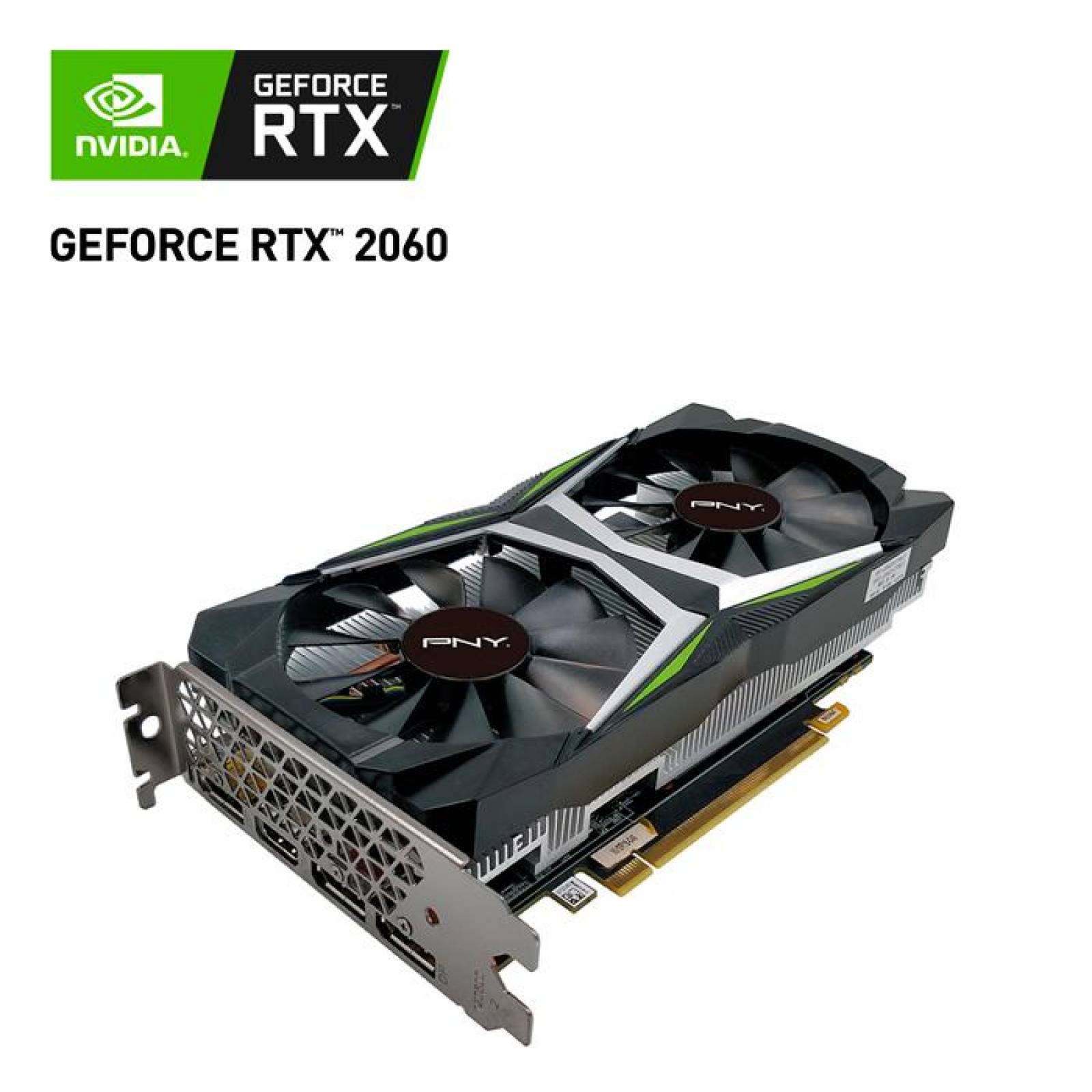 Tarjeta de Video PNY GeForce RTX 2060 12GB Dual 12GB GDDR6 