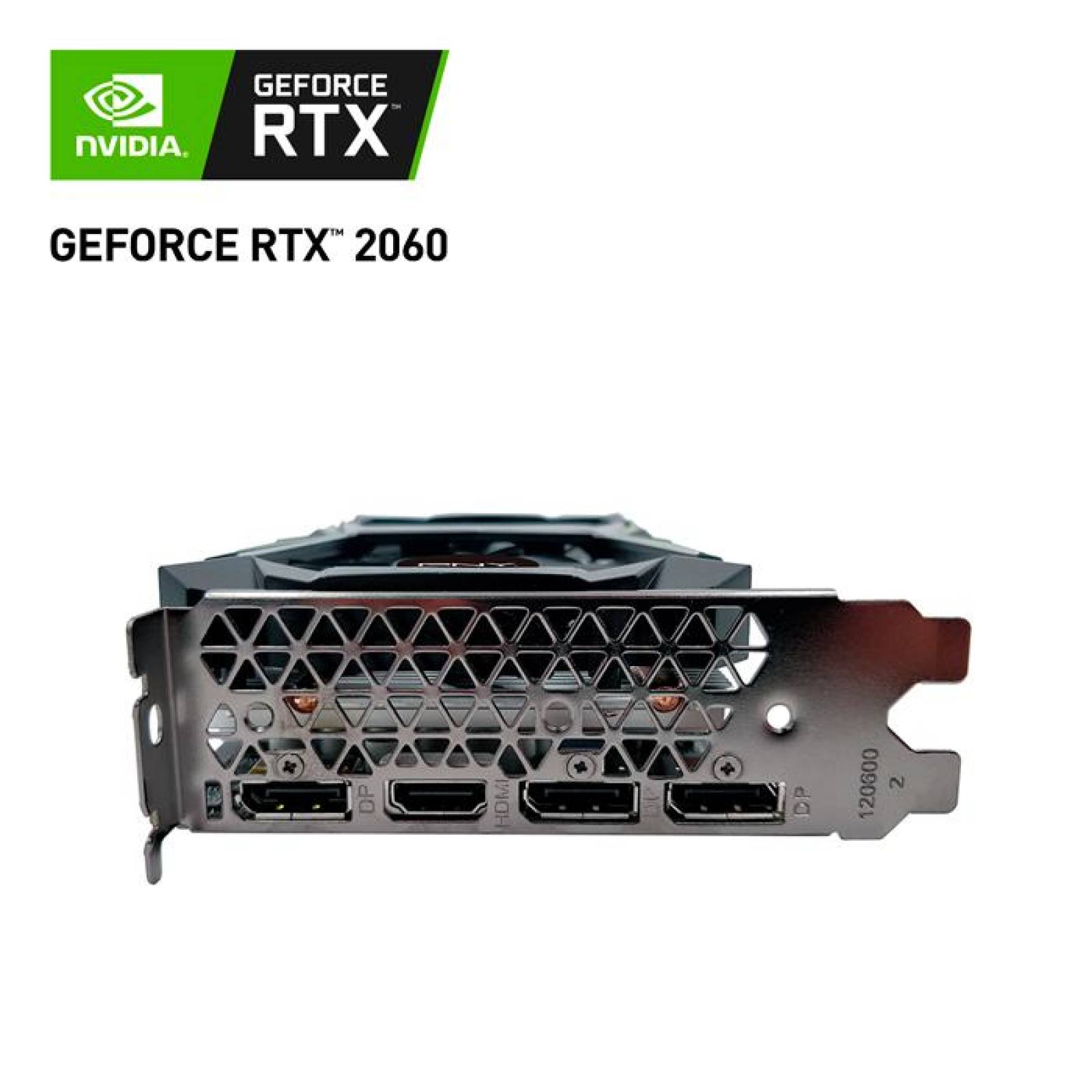 Tarjeta de Video PNY GeForce RTX 2060 12GB Dual 12GB GDDR6 