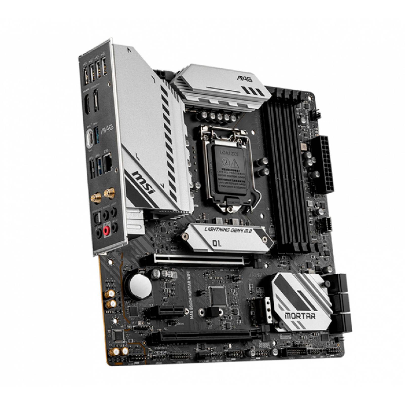 Tarjeta Madre MSI MAG B560M MORTAR WIFI Intel 1200 DDR4 Micro ATX 