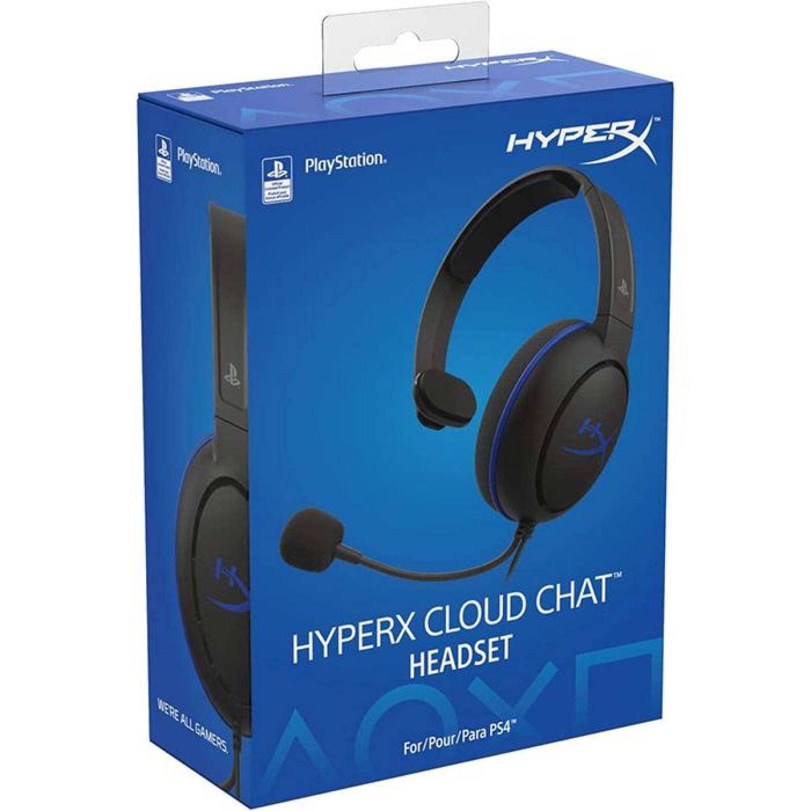 Audífonos Diadema Gamer HYPERX Cloud Chat PS4 Alámbricos Microfono 3.5 