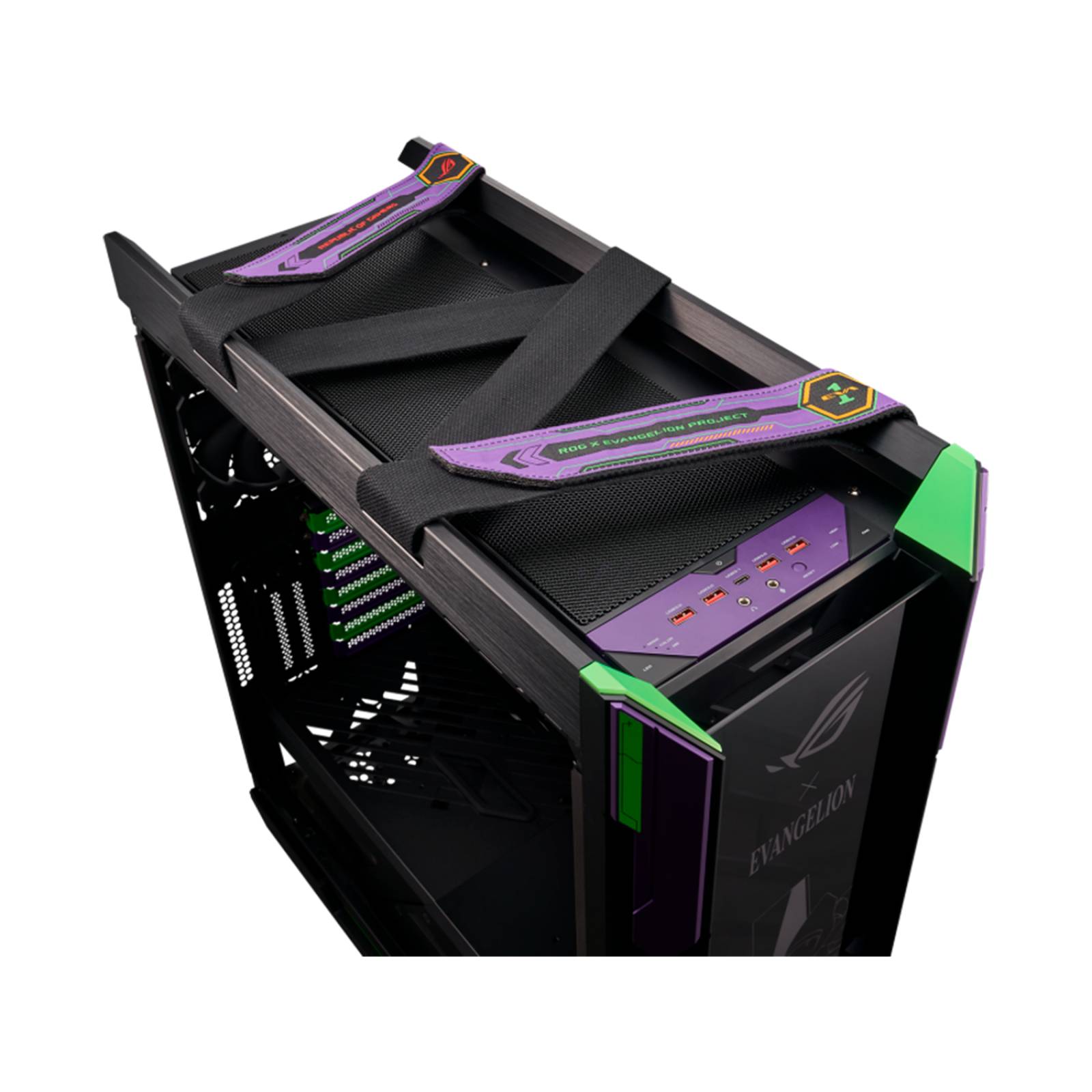 Gabinete Gamer ASUS ROG Strix ROG Strix Helios EVA Edition Cristal Templado RGB GX601
