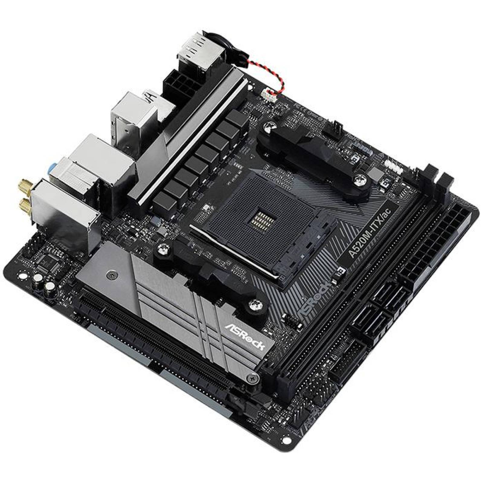 Tarjeta Madre ASROCK A520M-ITX/AC AM4 DDR4 Mini ITX