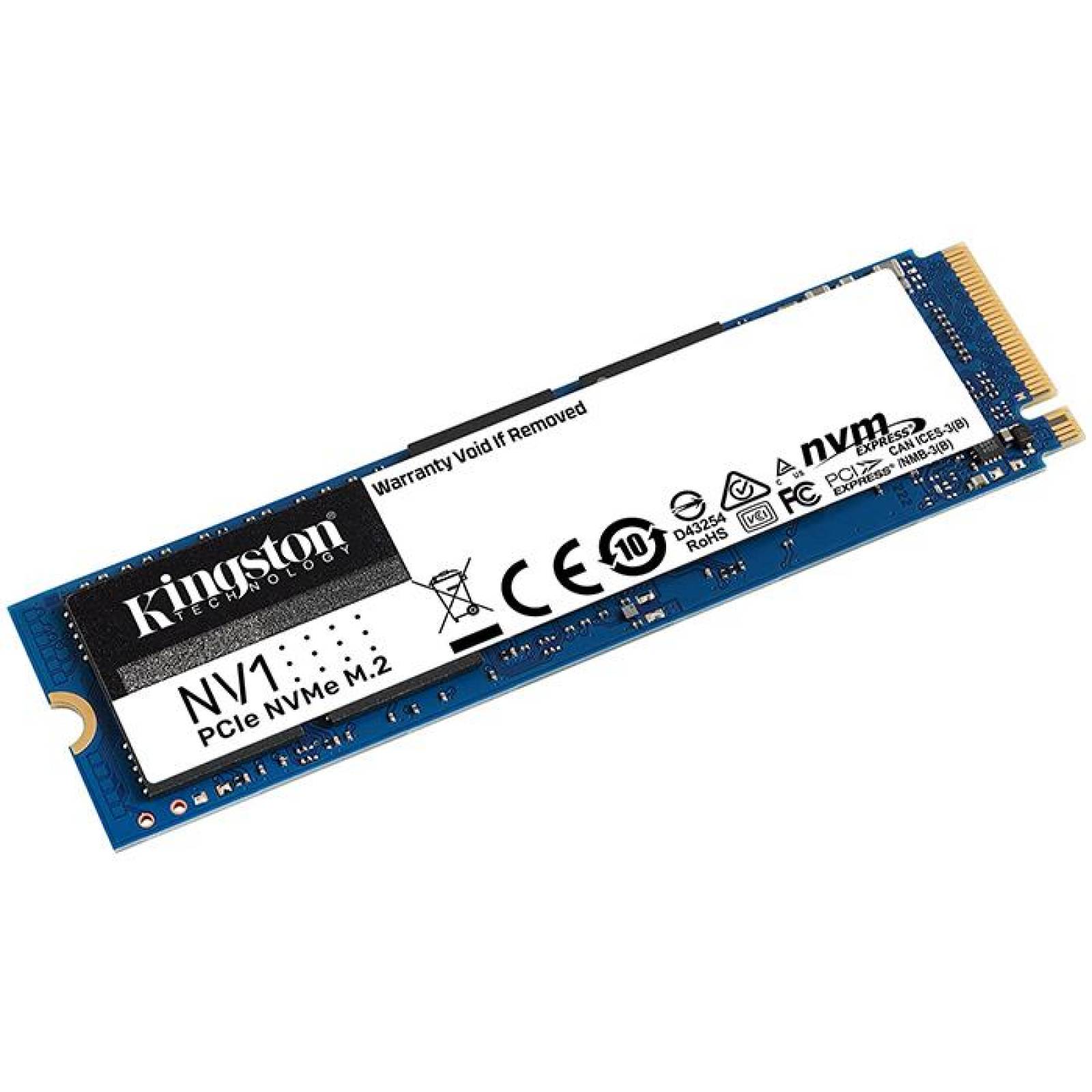 Unidad de Estado Solido SSD M.2 1TB KINGSTON NVMe PCIe 4.0 3500/2100 MB/s SNV2S/1000G 