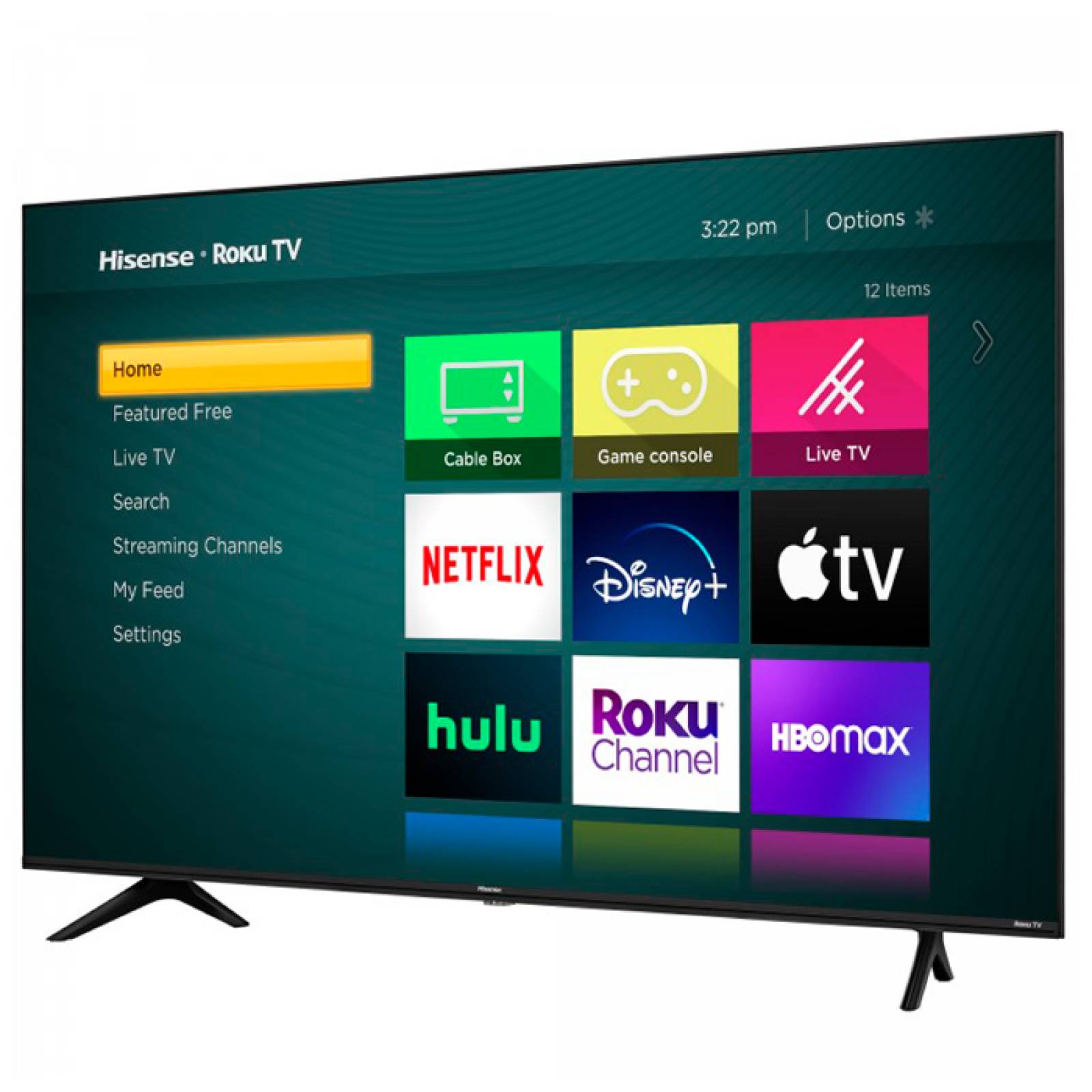 Pantalla Smart TV 58 pulgadas HISENSE Ultra HD 4K LED HDR10 HDMI USB Roku TV 58R6E3 