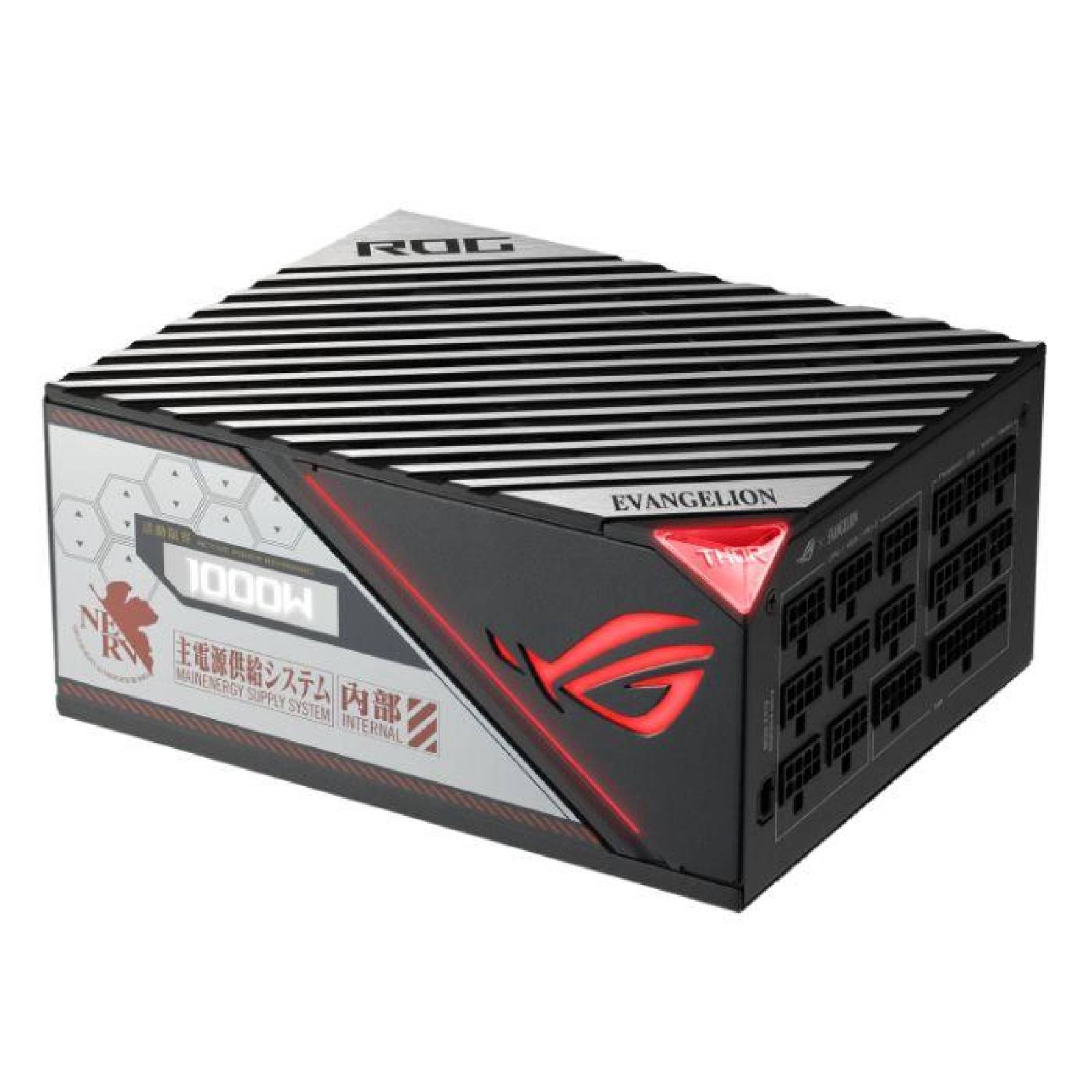 Fuente de poder PC Gamer 1000W ASUS ROG Thor Evangelion 80 Plus Platinum Modular ROG-THOR-1000P2-EVA