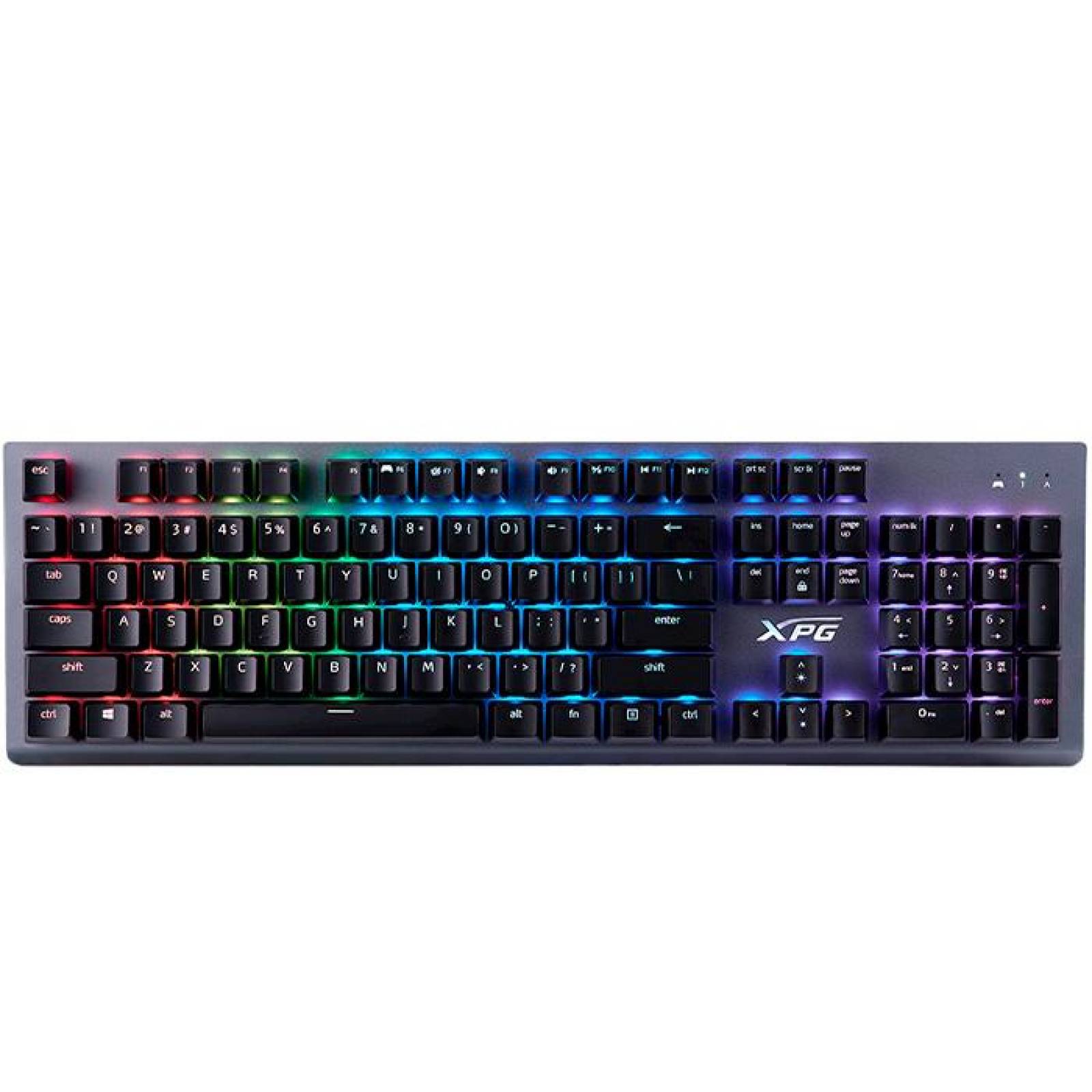 Teclado Gamer Mecanico XPG MAGE RGB Alambrico USB MAGE105RD-BKCES 
