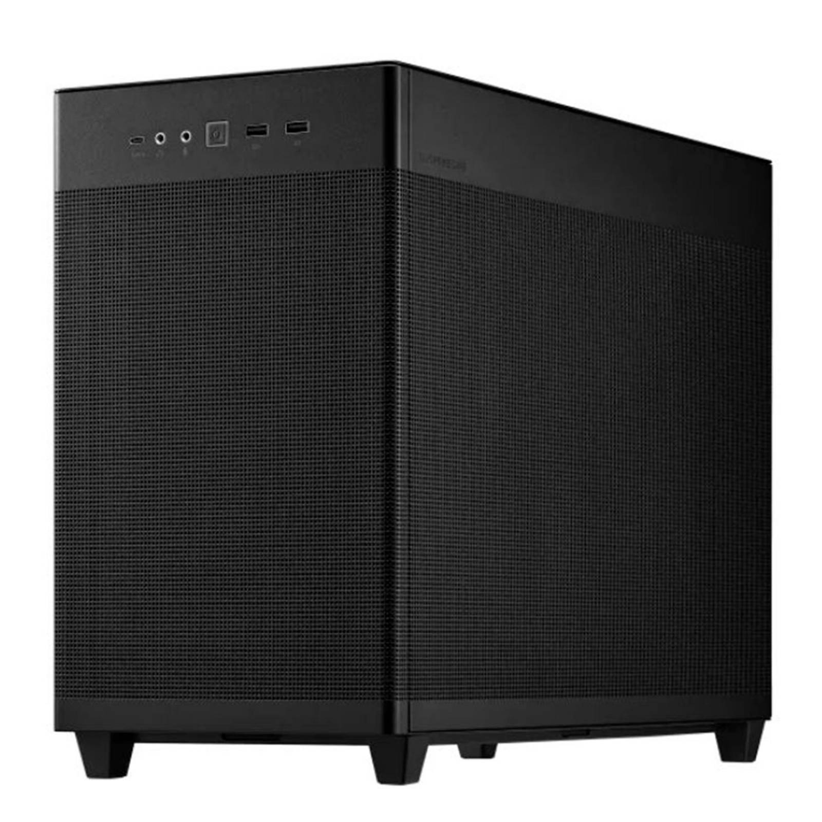 Gabinete ASUS Prime AP201 Micro ATX Mini Torre 1 Fan USB-C Negro 