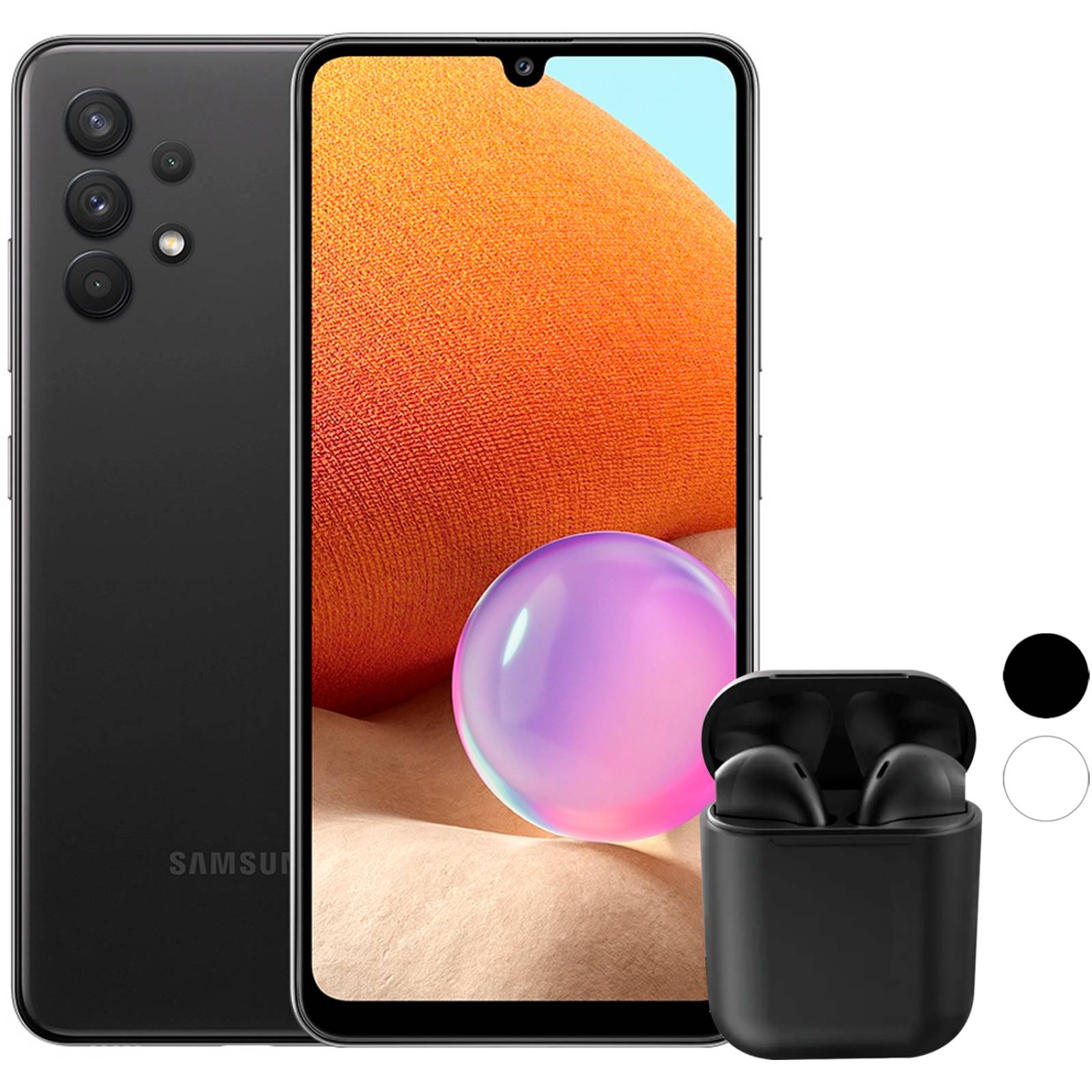 Celular SAMSUNG Galaxy A32 4GB 128GB Audifonos Inalambricos 