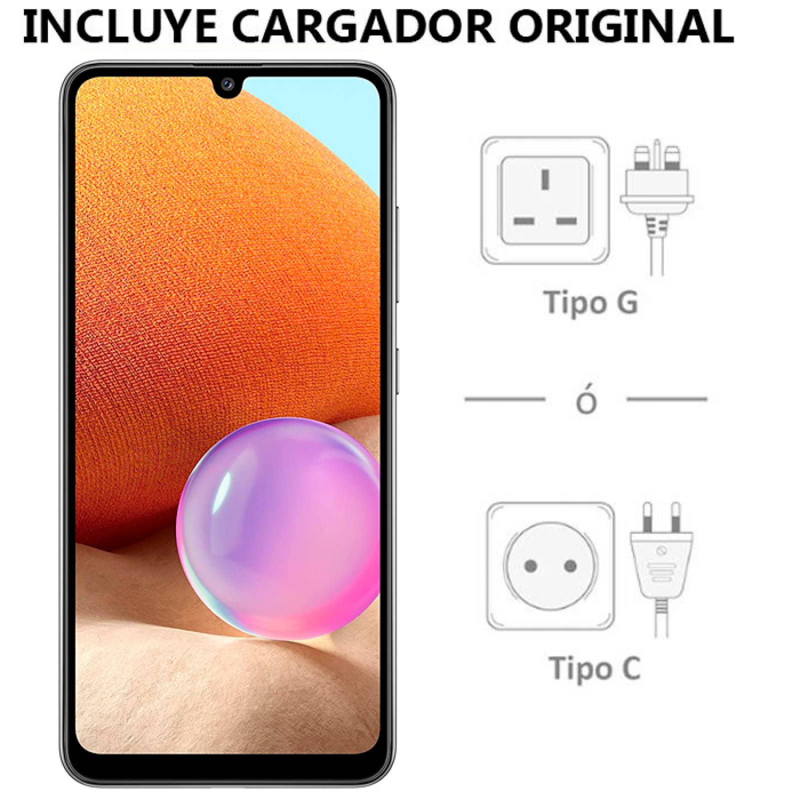 Celular SAMSUNG Galaxy A32 4GB 128GB Audifonos Inalambricos 