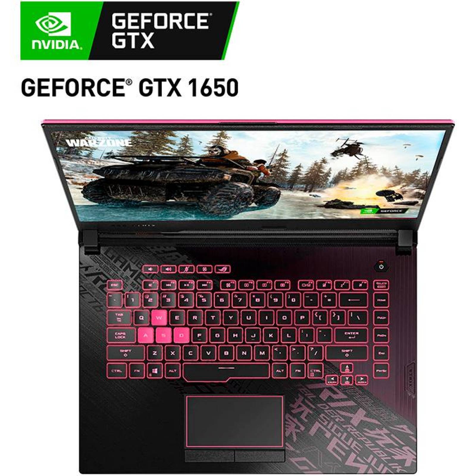 Laptop Gamer ASUS ROG GTX 1650 Core i7 8GB 512GB 15.6 Reacondicionado 