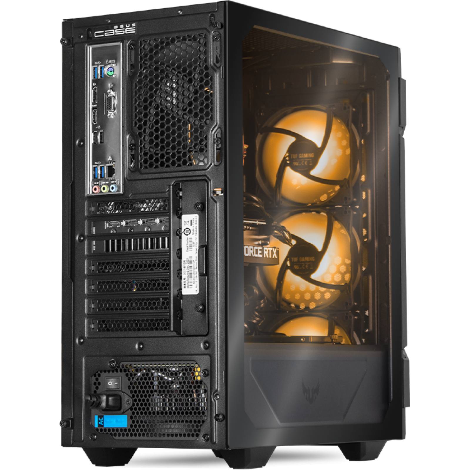 Xtreme PC Gamer ASUS TUF Geforce RTX 3050 Ryzen 7 5700X 16GB SSD 500GB 2TB WIFI PBA 