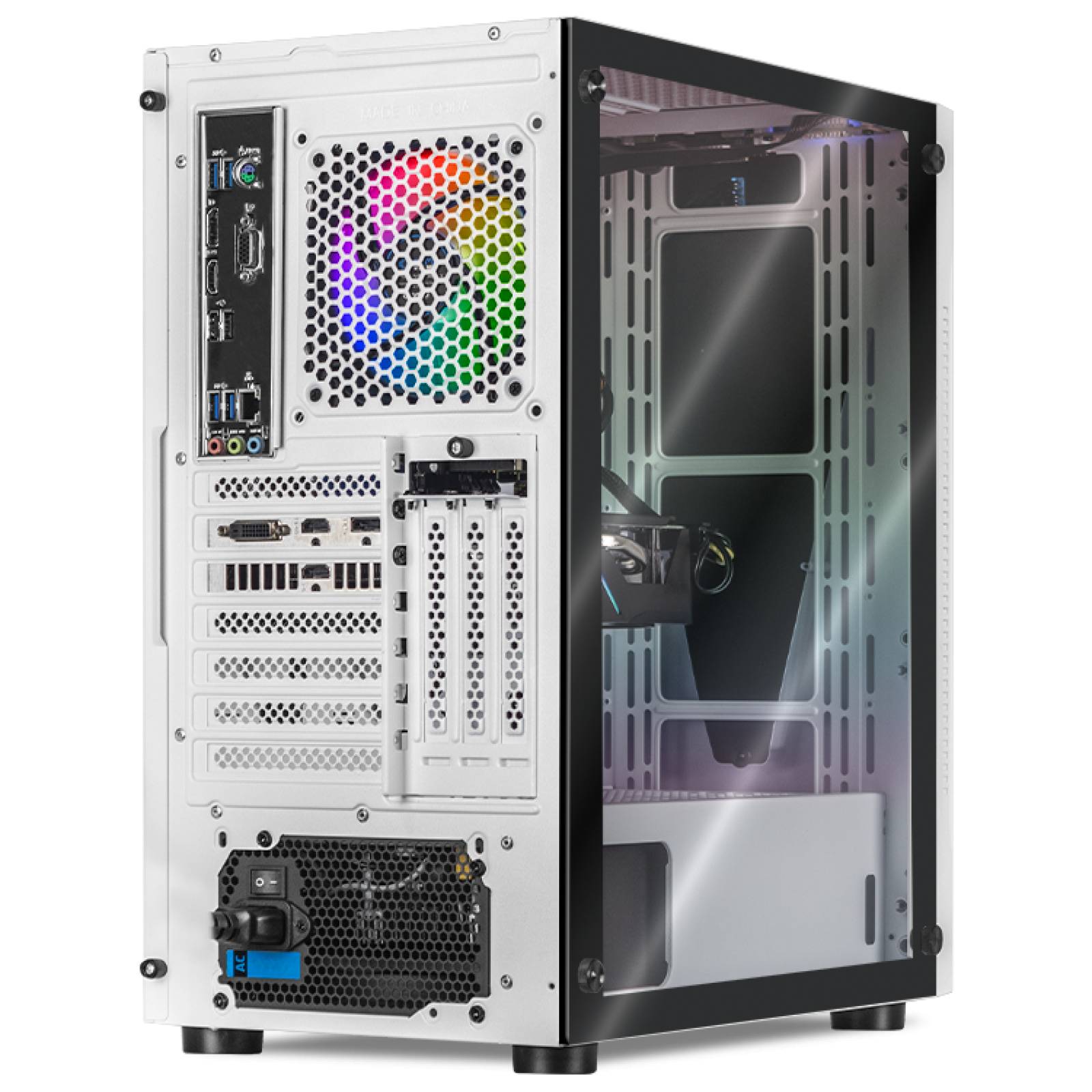 Xtreme PC Gamer Geforce RTX 2060 Ryzen 7 5700X 16GB SSD 500GB 2TB WIFI White 