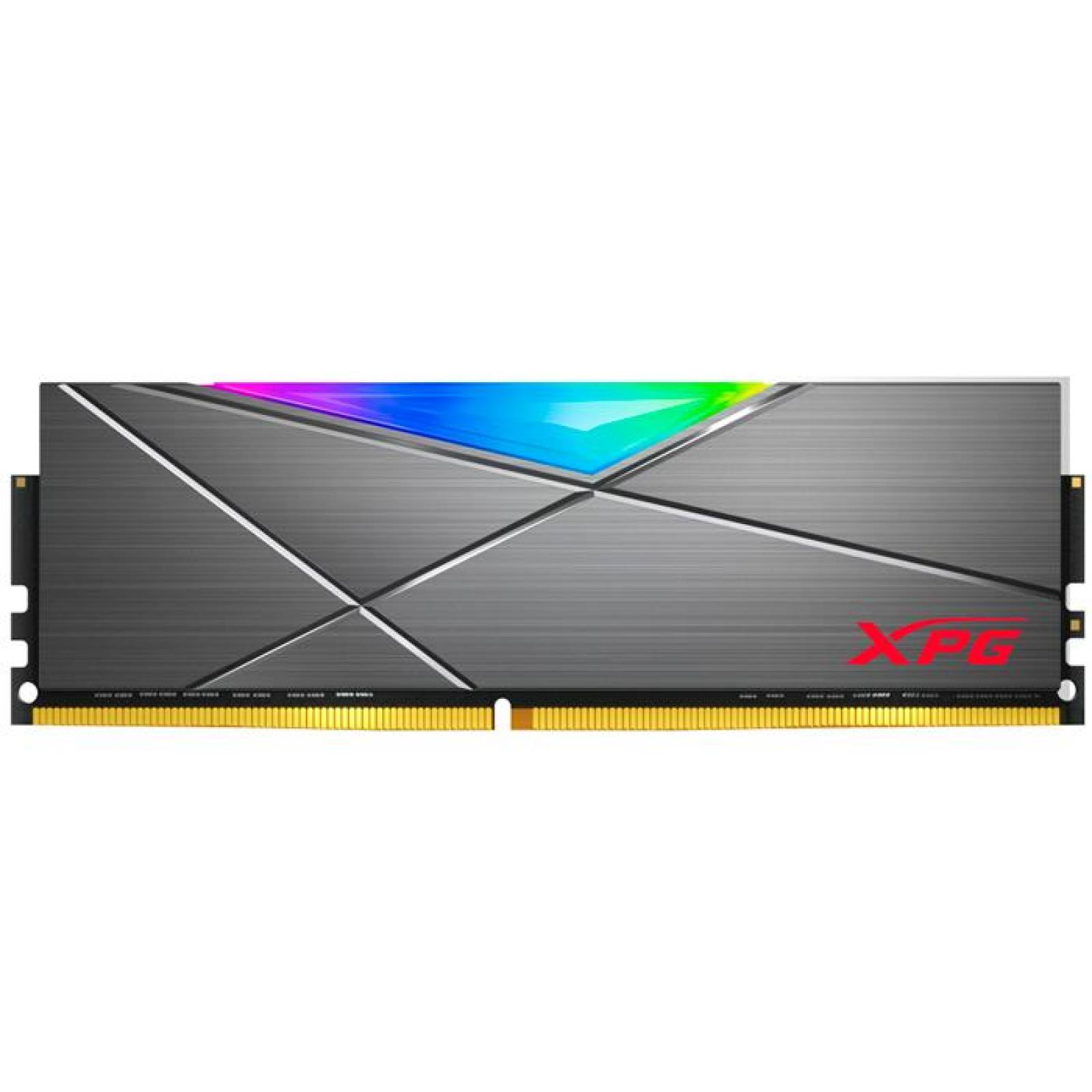 Memoria RAM DDR4 16GB 3600MHz XPG SPECTRIX D50 RGB 1x16GB Gris AX4U360016G18I-ST50 
