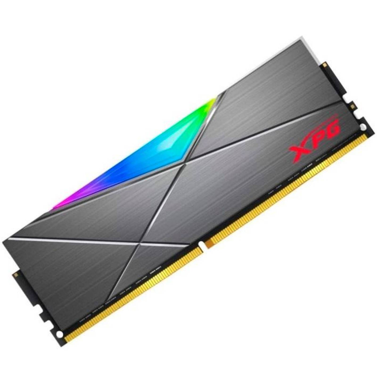 Memoria RAM DDR4 16GB 3600MHz XPG SPECTRIX D50 RGB 1x16GB Gris AX4U360016G18I-ST50 